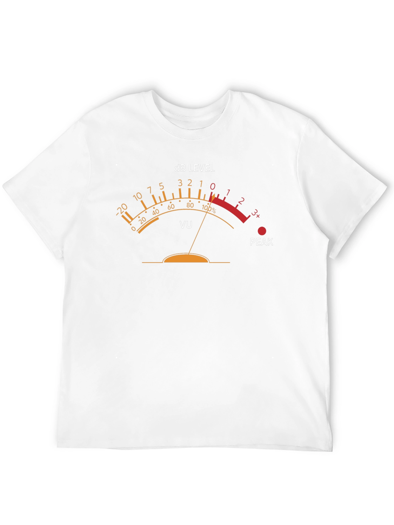 VU Meter T-Shirt - Sound Engineer Music Producer Tee