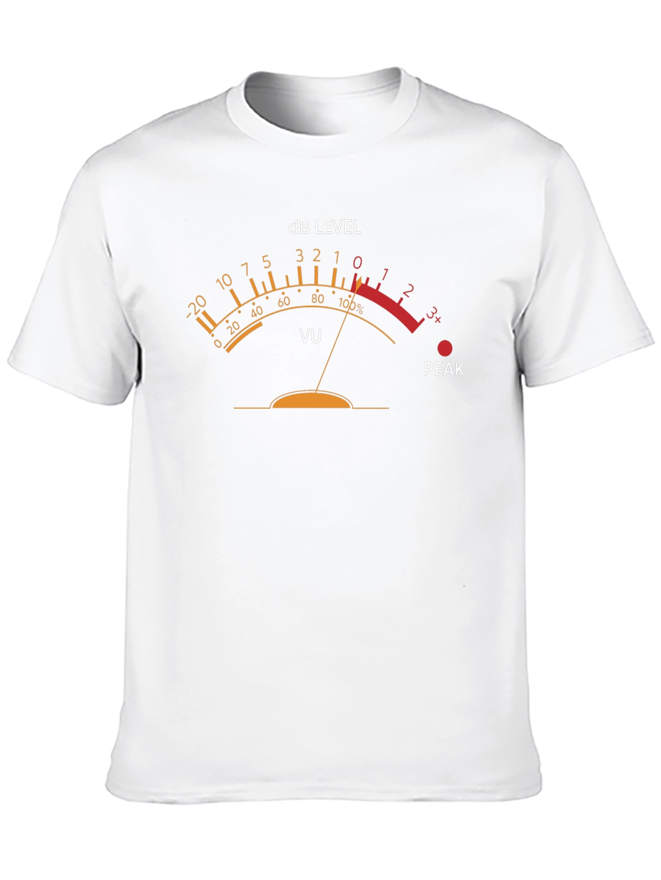 VU Meter T-Shirt - Sound Engineer Music Producer Tee