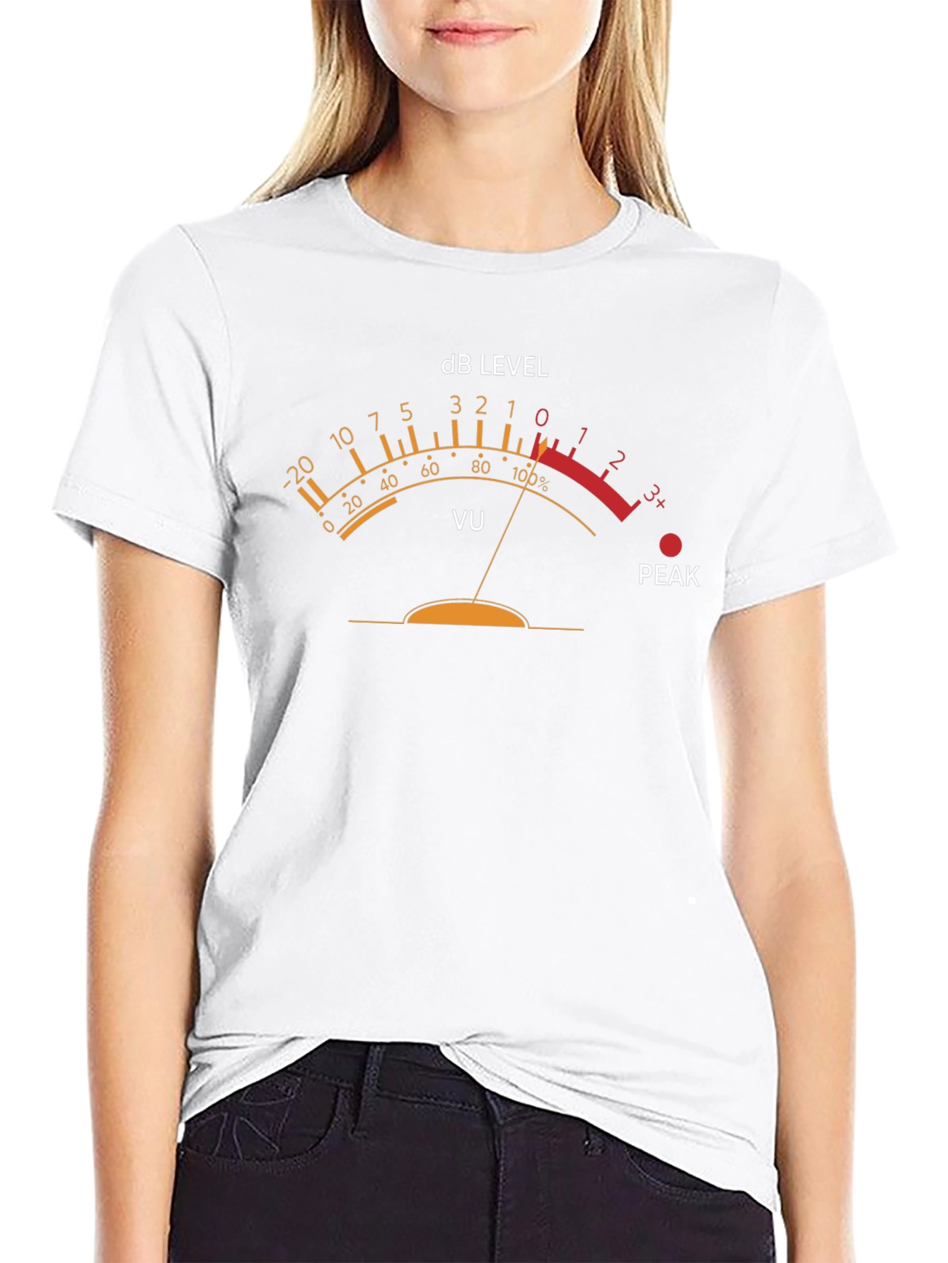 VU Meter T-Shirt - Sound Engineer Music Producer Tee