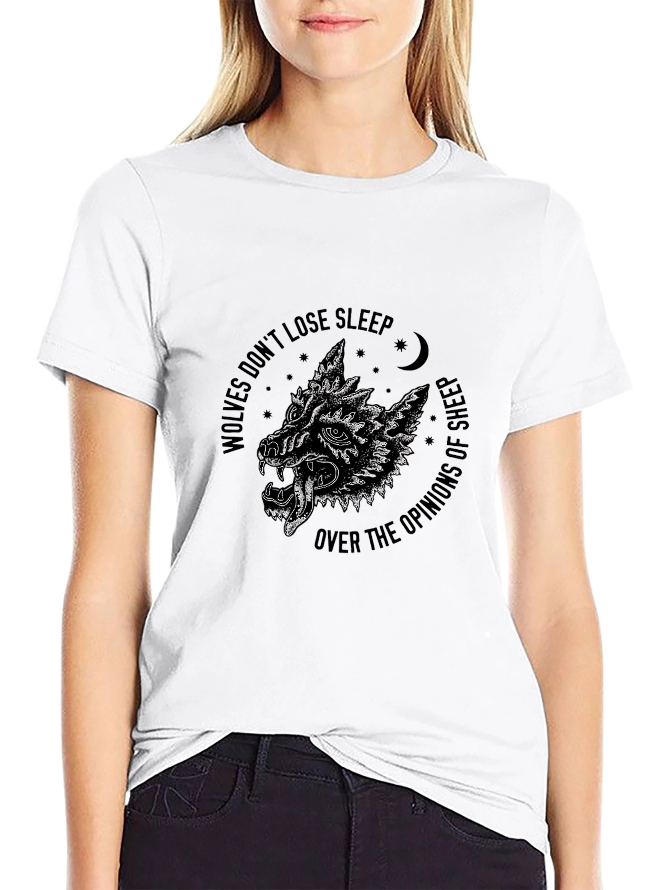 Wolves Dont Lose Sleep Graphic Tee