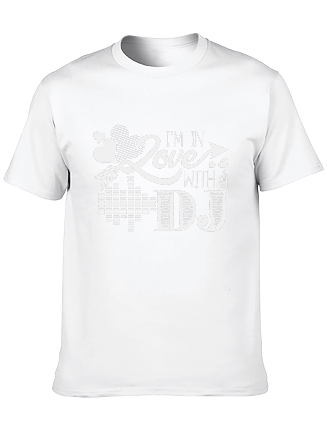 Im In Love With a DJ Black T-Shirt