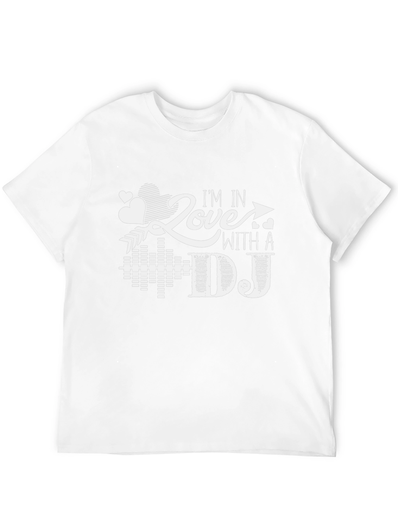 Im In Love With a DJ Black T-Shirt
