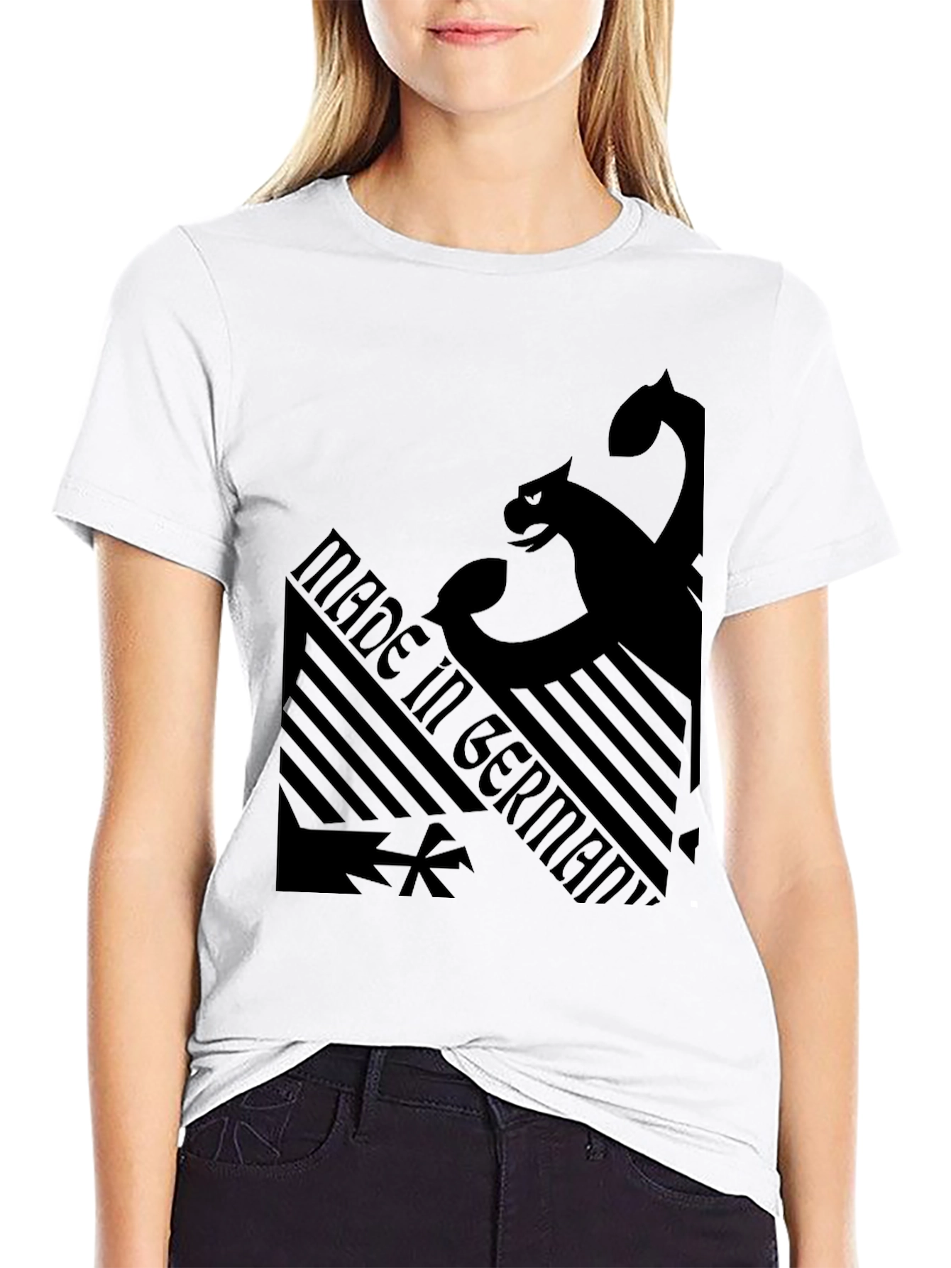 Made in Germany Black Graphic Tee