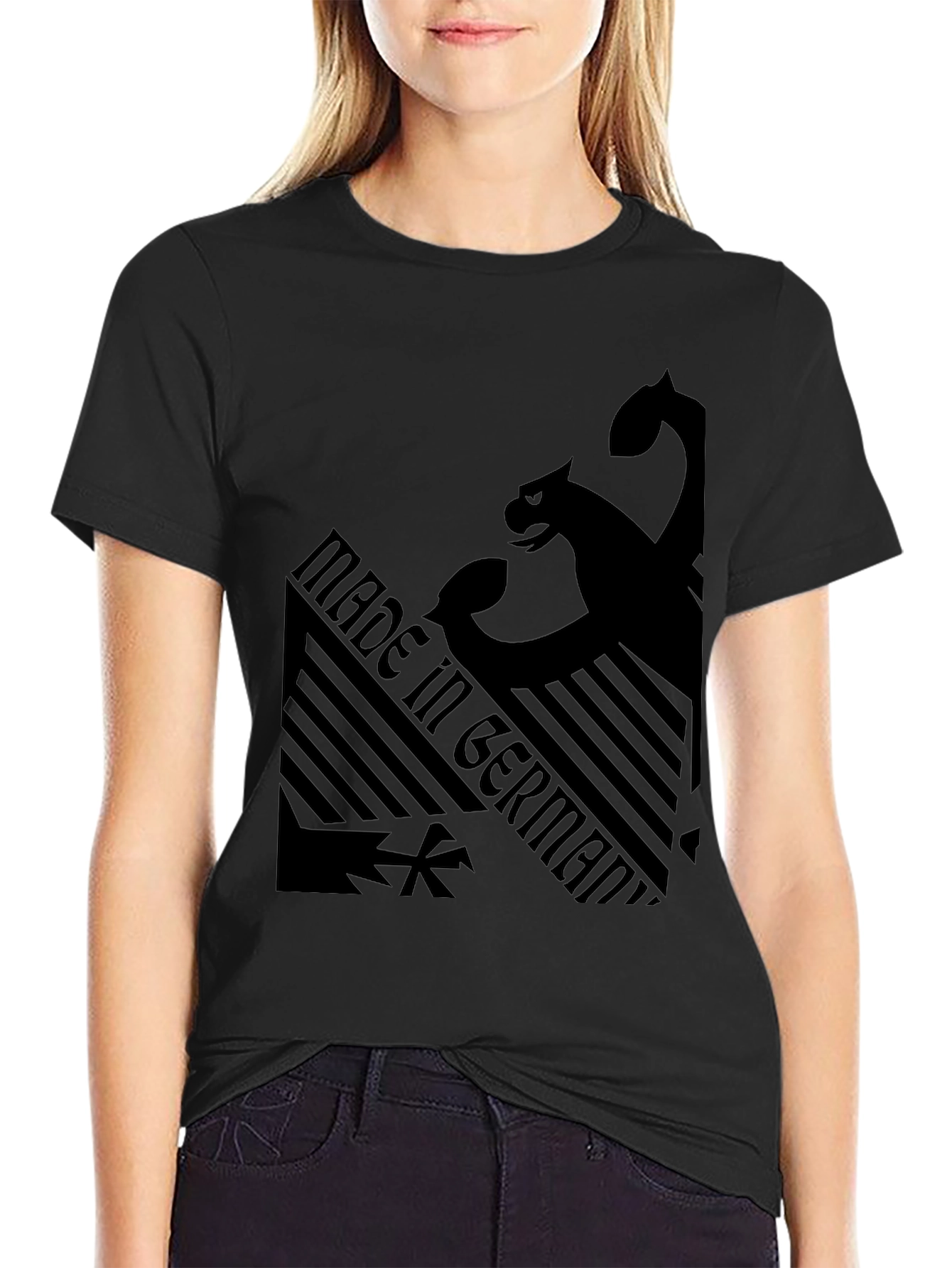 Made in Germany Black Graphic Tee