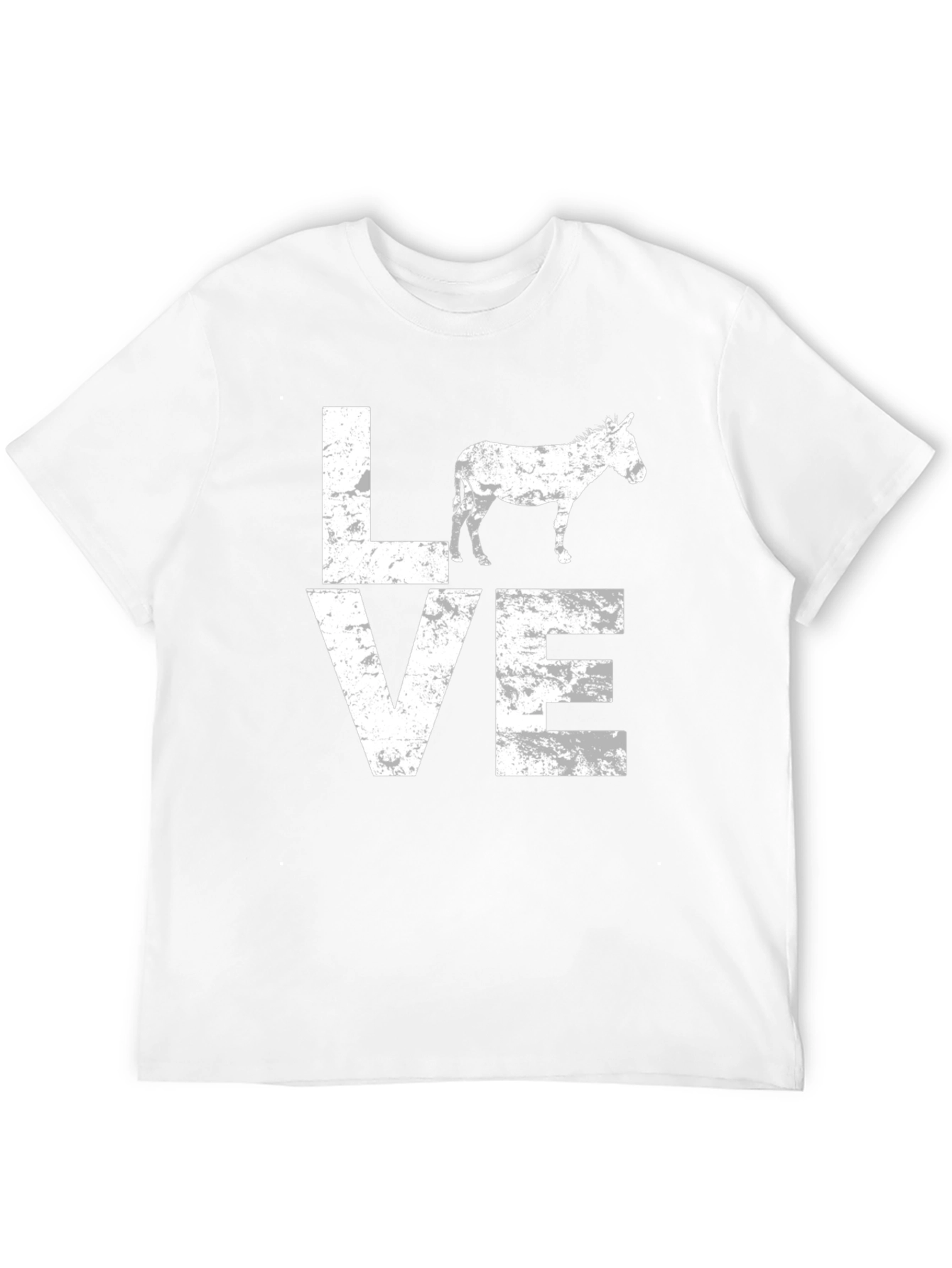 Love Donkey Black Graphic T-Shirt