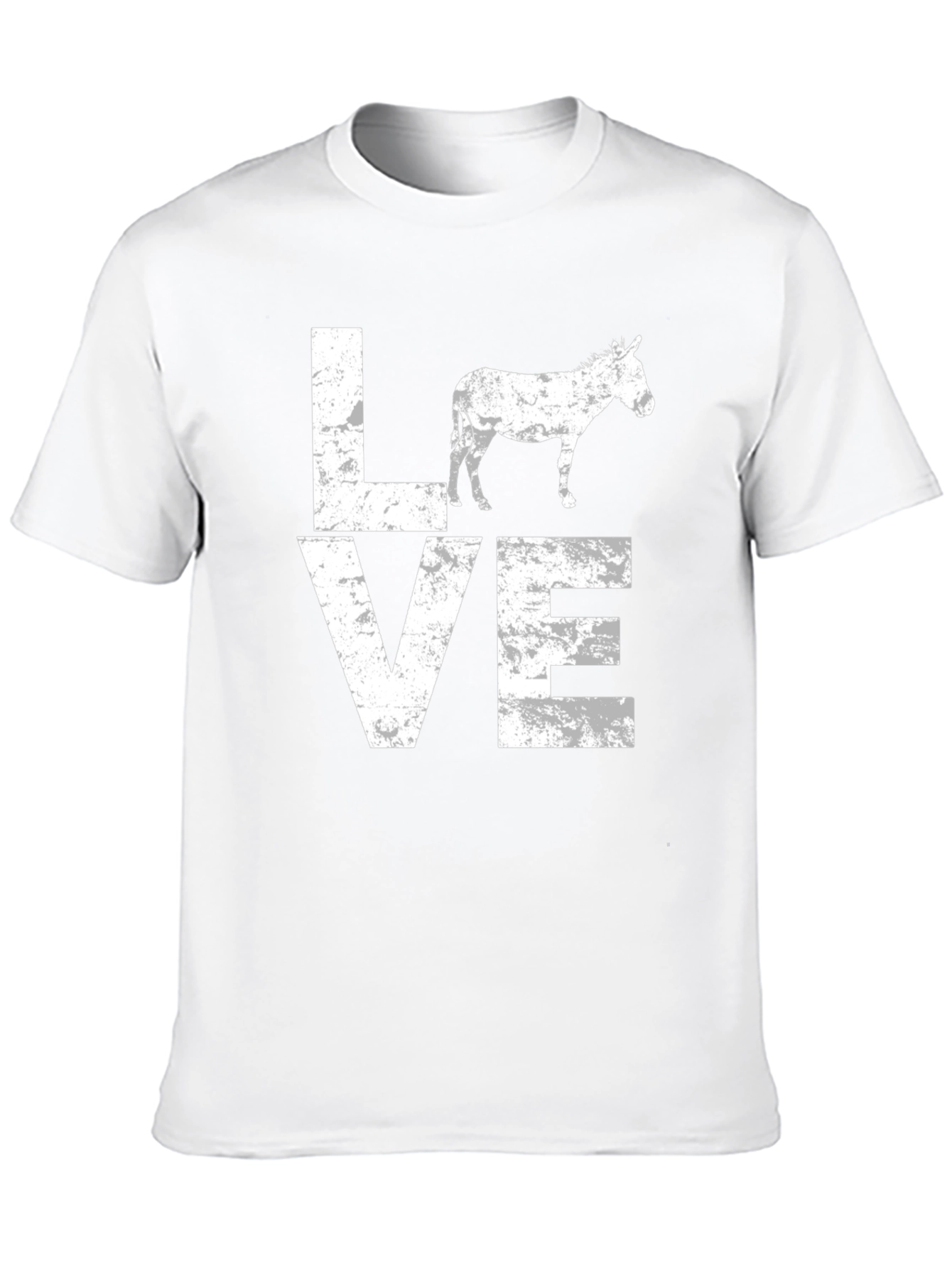 Love Donkey Black Graphic T-Shirt