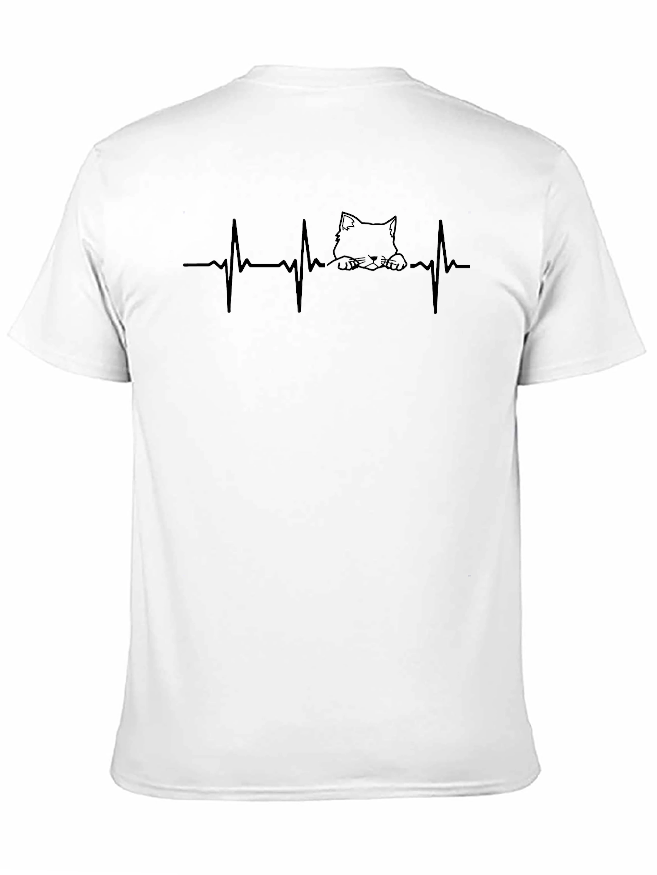 Cat Heartbeat Graphic Tee