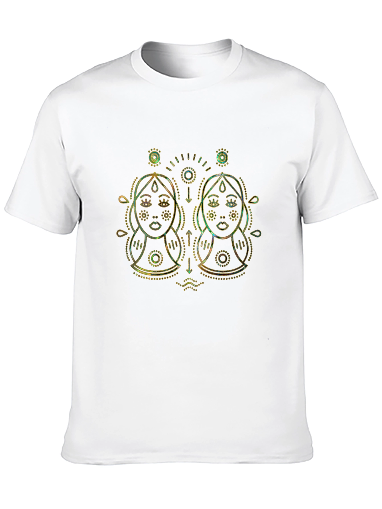 Zodiac Gemini Graphic Print Tee