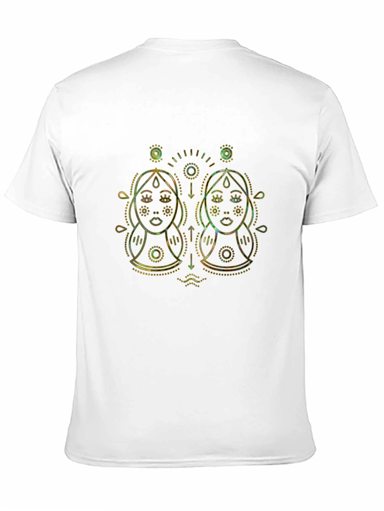 Zodiac Gemini Graphic Print Tee