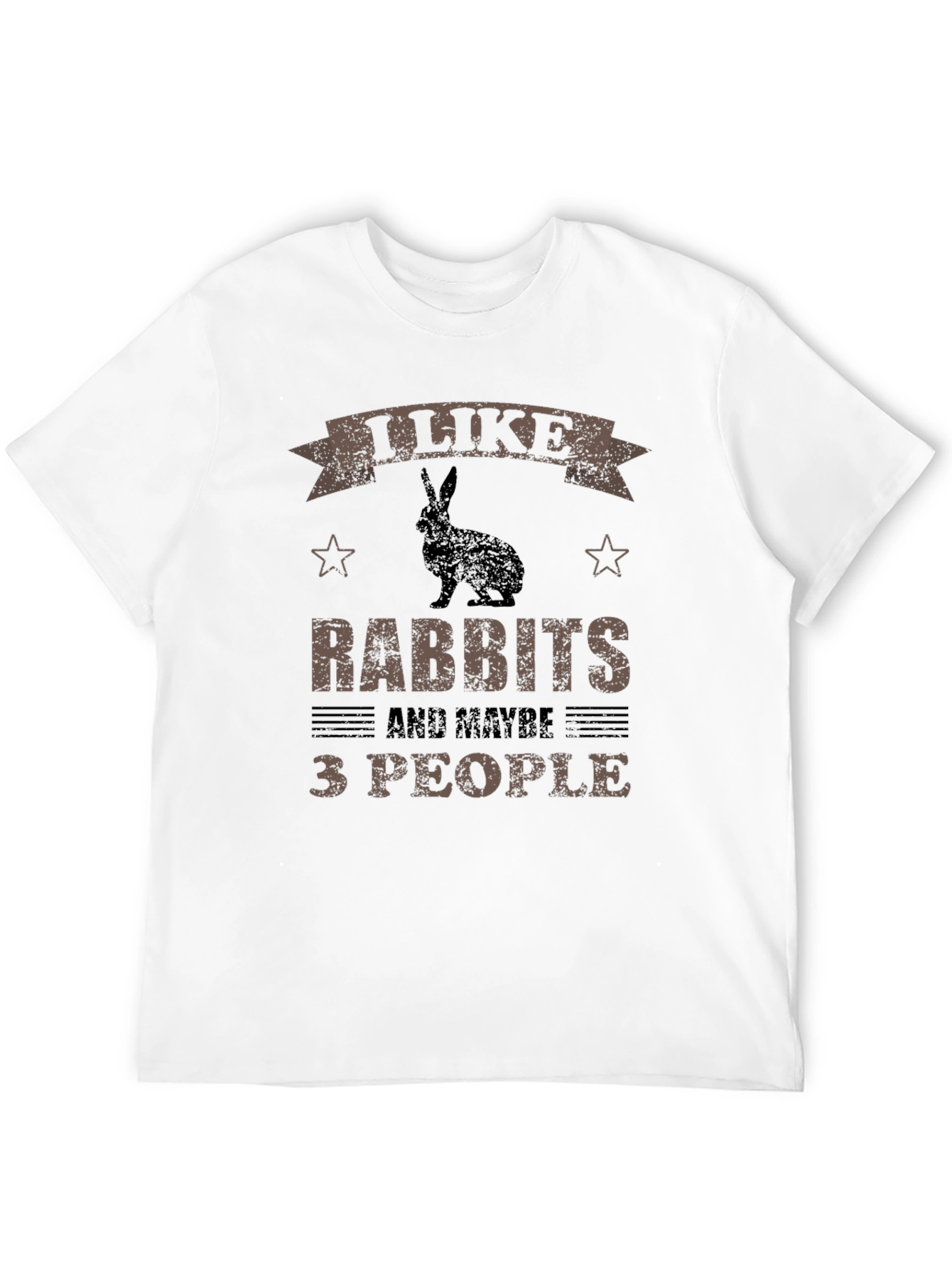 I Like Rabbits and Maybe 3 People T-Shirt