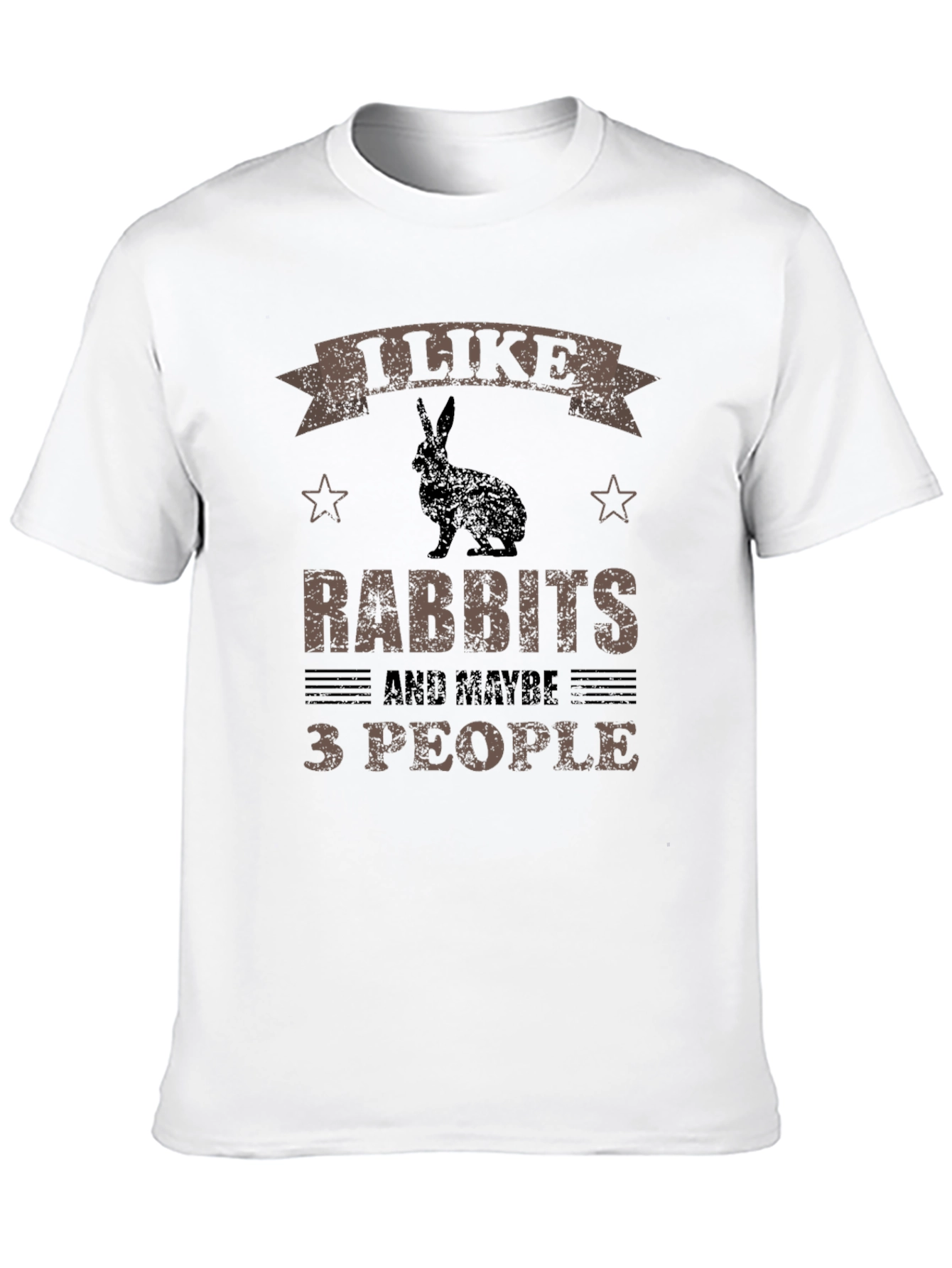 I Like Rabbits and Maybe 3 People T-Shirt