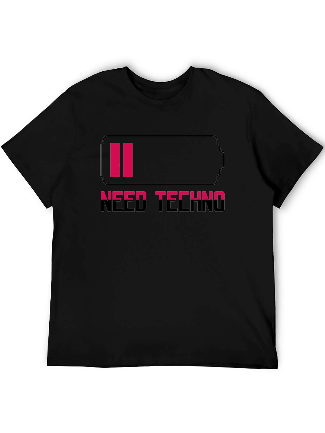 Need Techno Battery Black T-Shirt