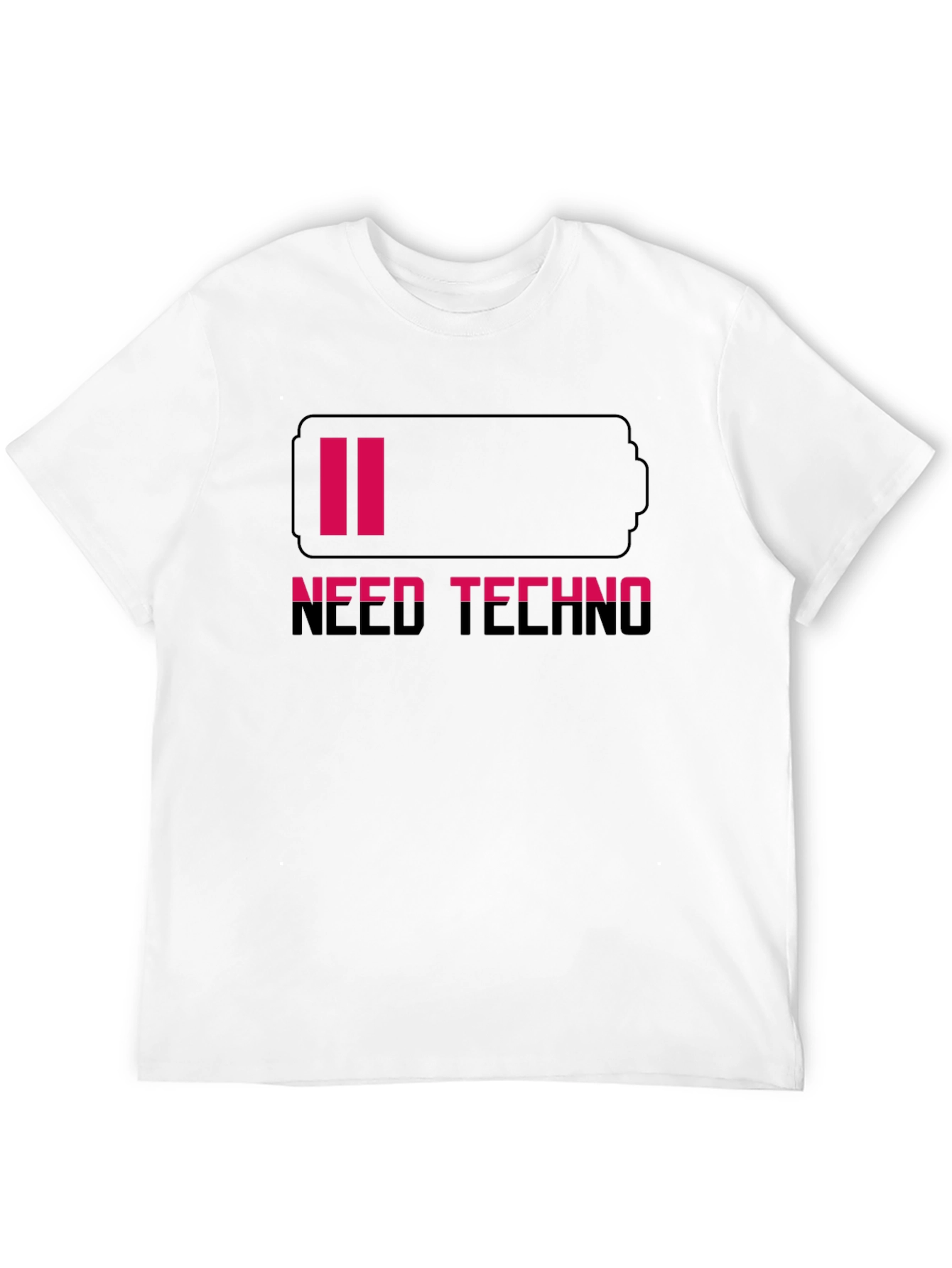 Need Techno Battery Black T-Shirt