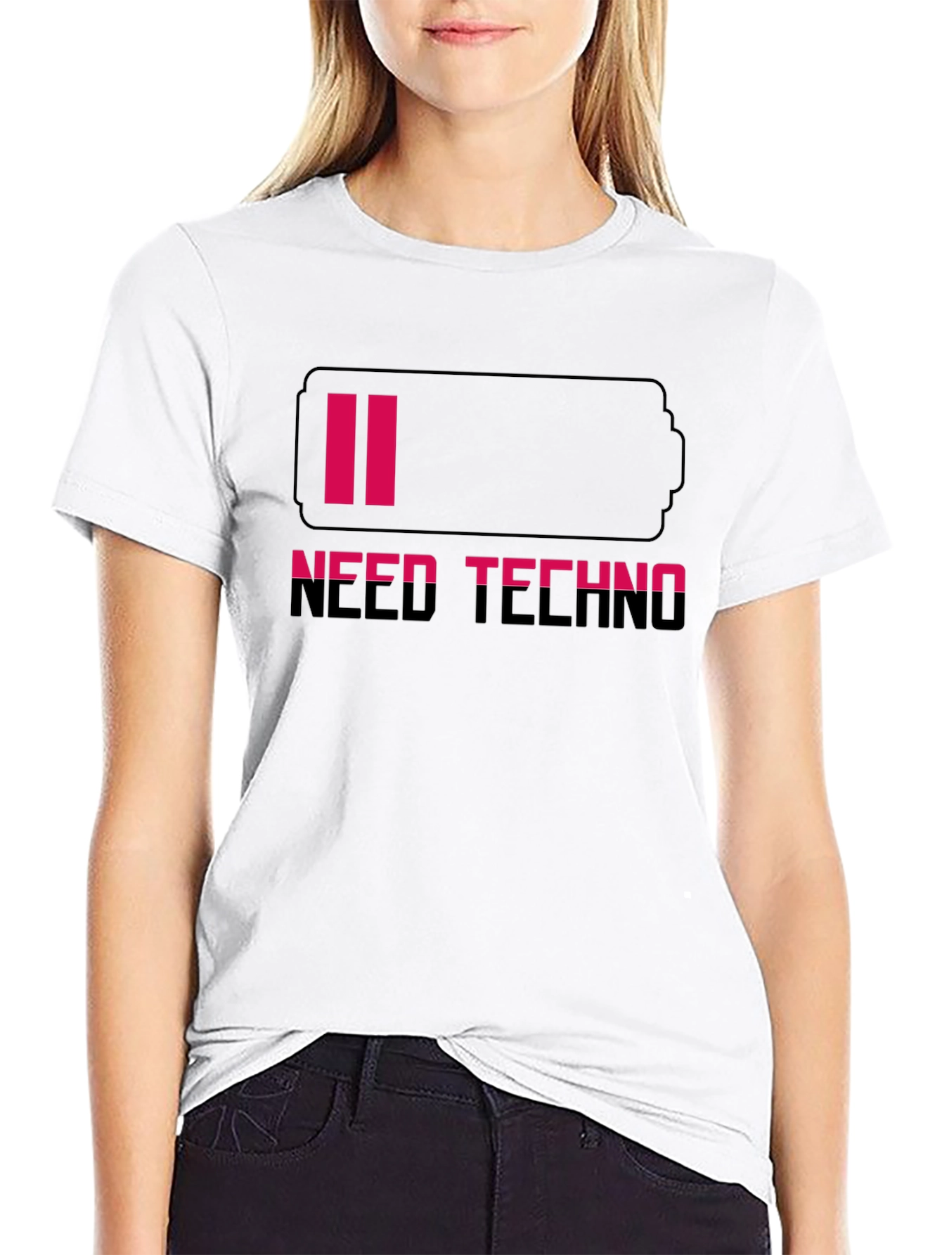 Need Techno Battery Black T-Shirt