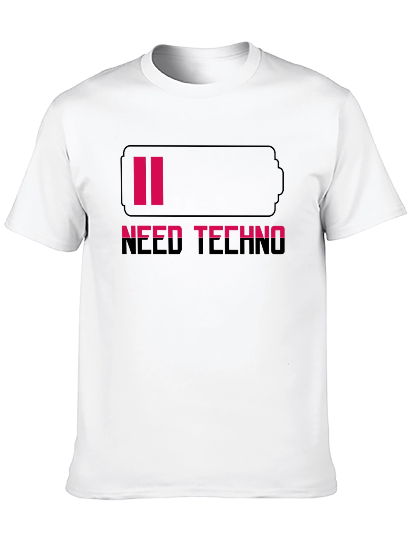 Need Techno Battery Black T-Shirt