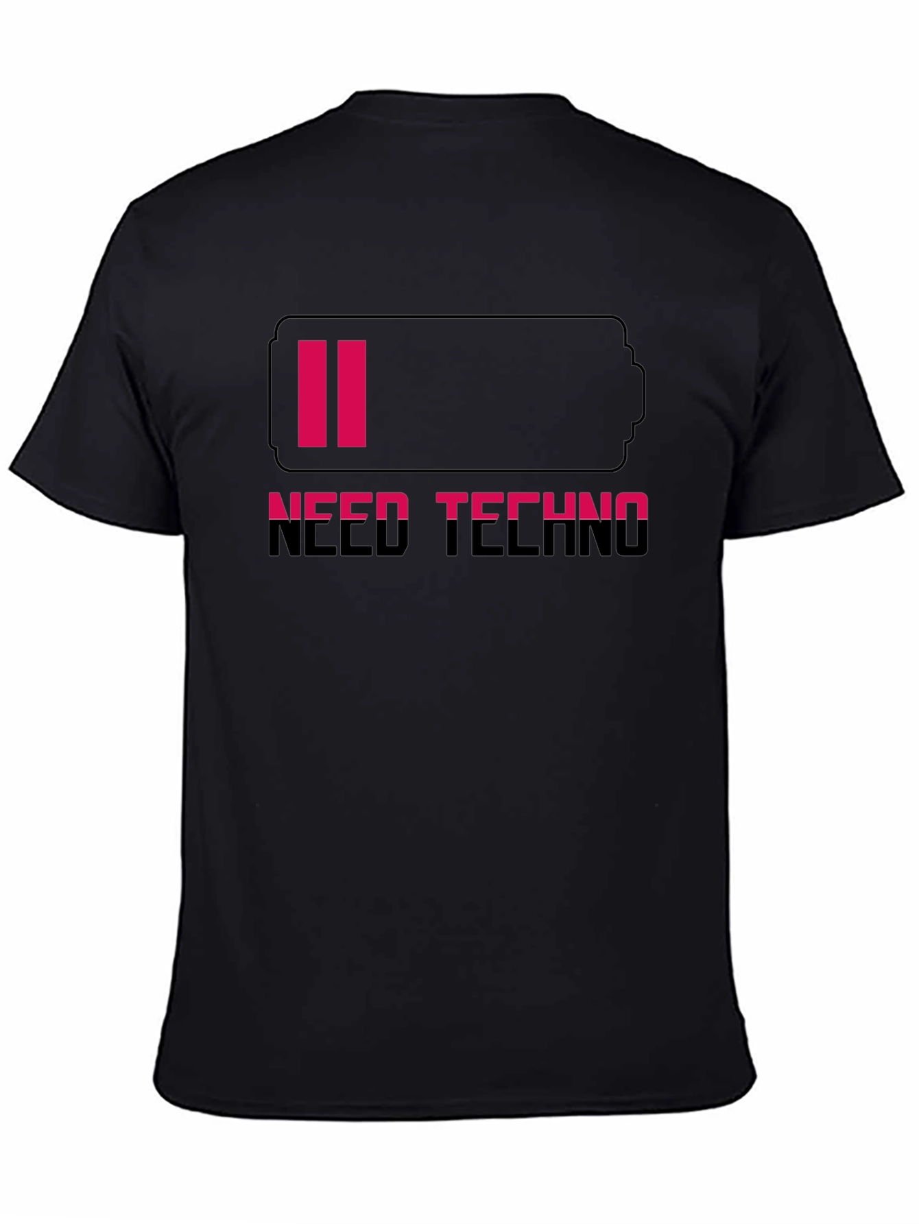 Need Techno Battery Black T-Shirt