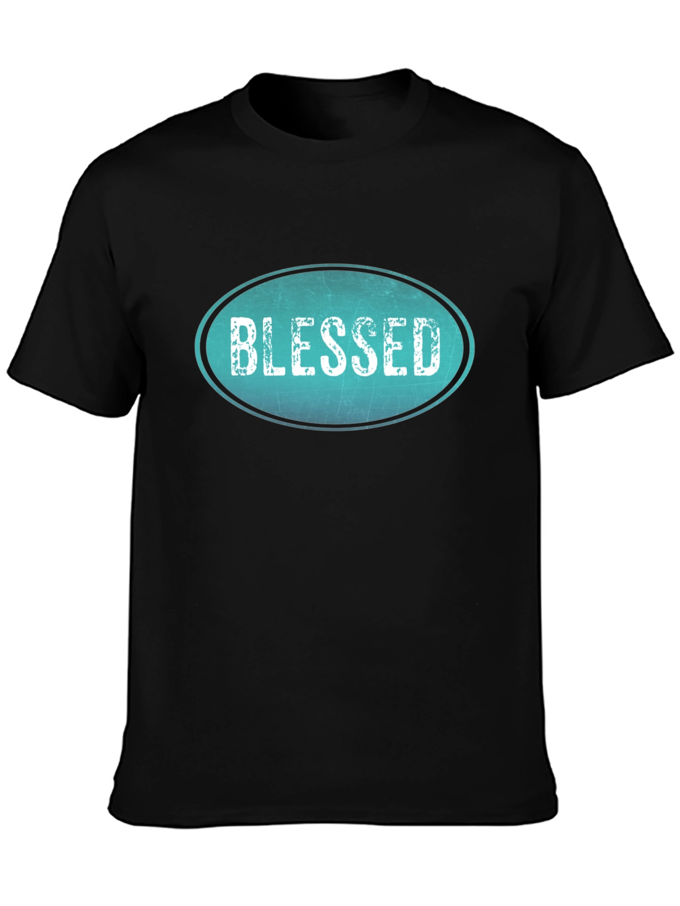 Blessed Graphic Tee - Trendy Black T-Shirt