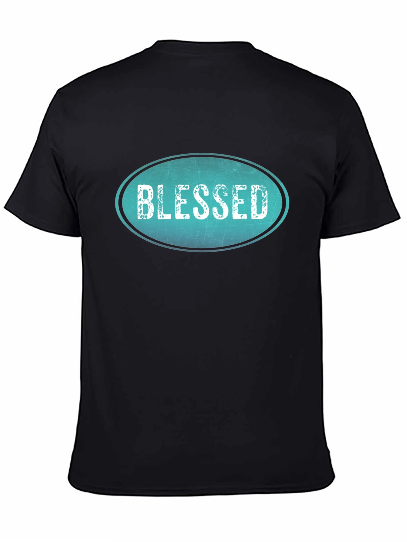 Blessed Graphic Tee - Trendy Black T-Shirt