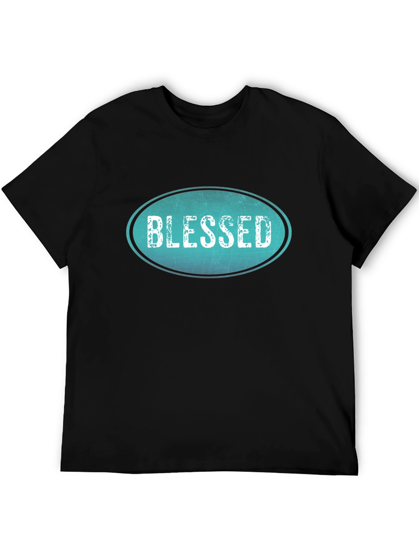 Blessed Graphic Tee - Trendy Black T-Shirt