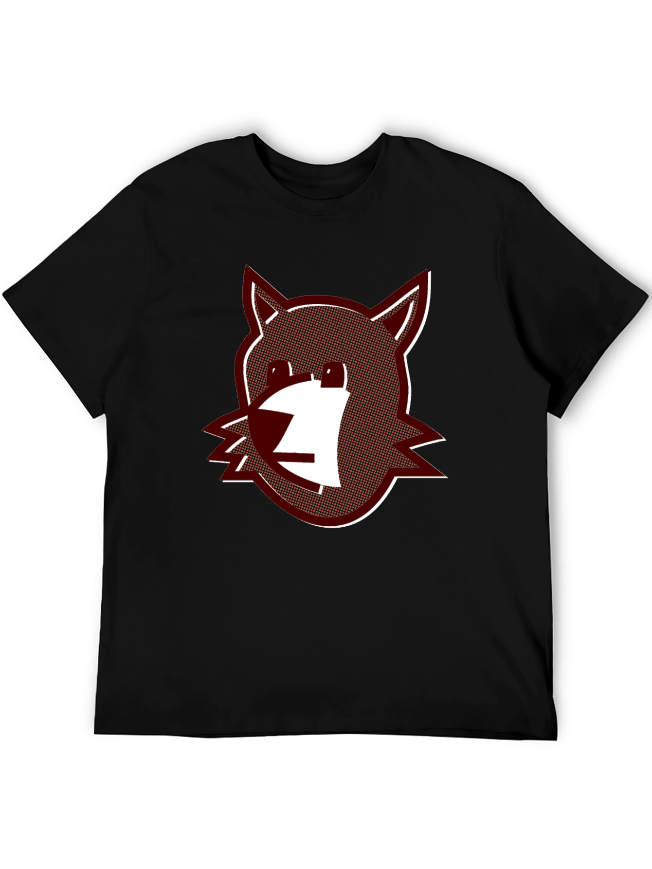 Cool Cartoon Fox Graphic T-Shirt