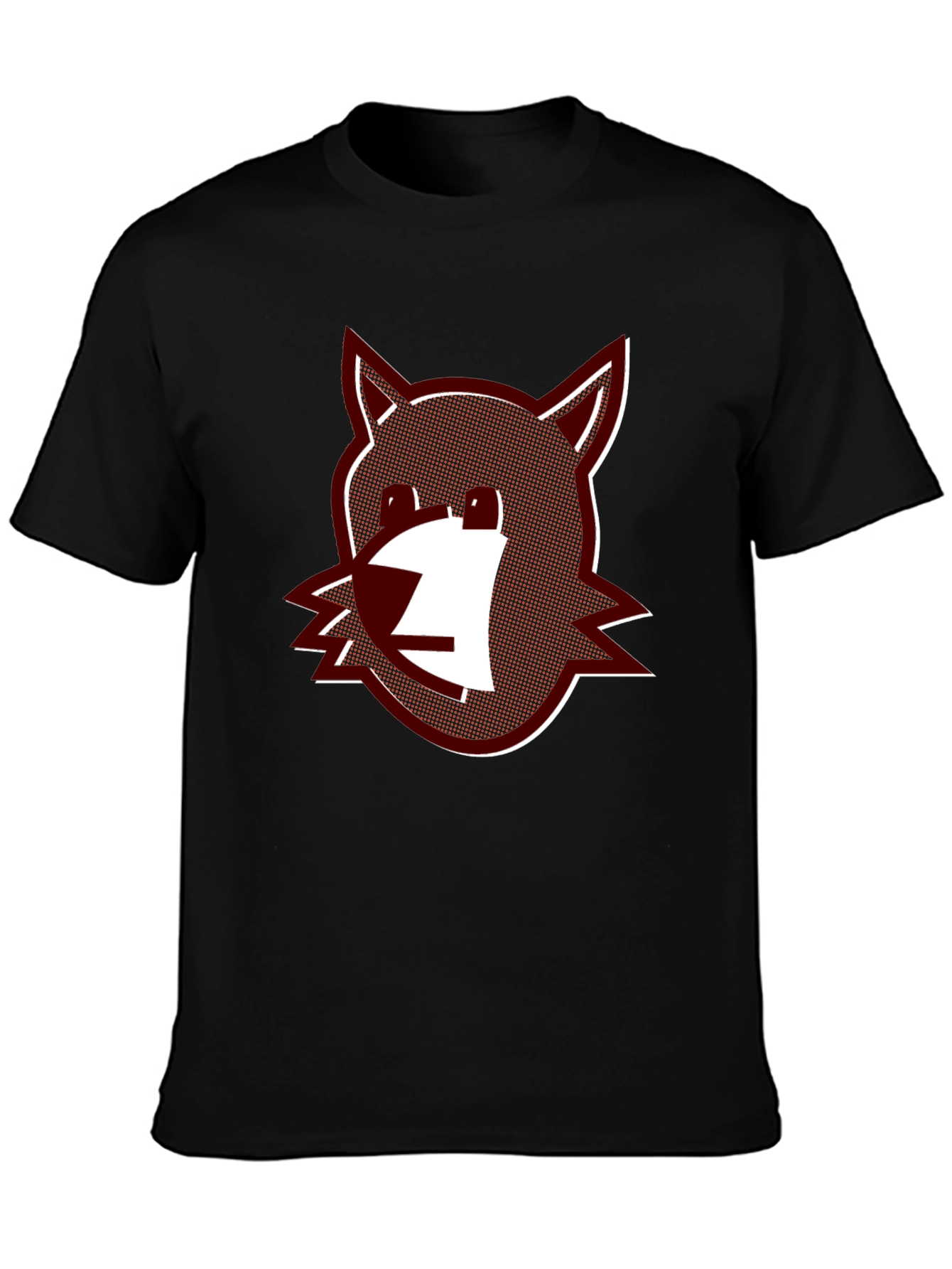 Cool Cartoon Fox Graphic T-Shirt
