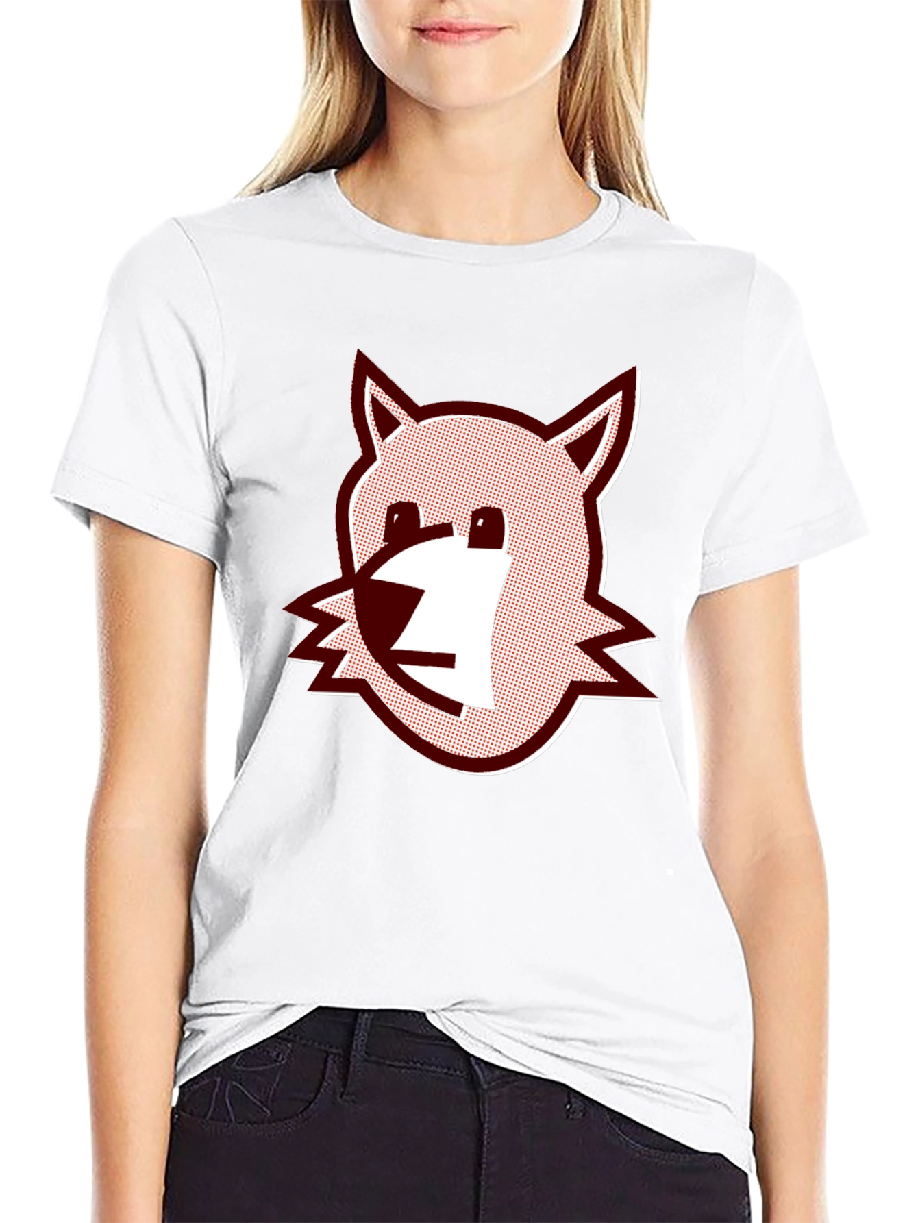 Cool Cartoon Fox Graphic T-Shirt