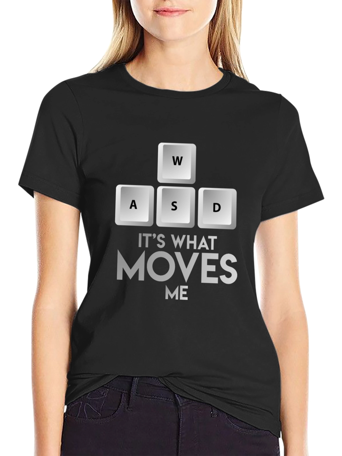 Gaming Moves Me T-Shirt - Black Gamer Tee
