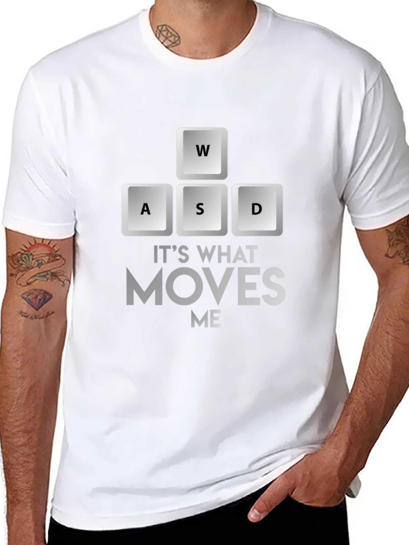Gaming Moves Me T-Shirt - Black Gamer Tee