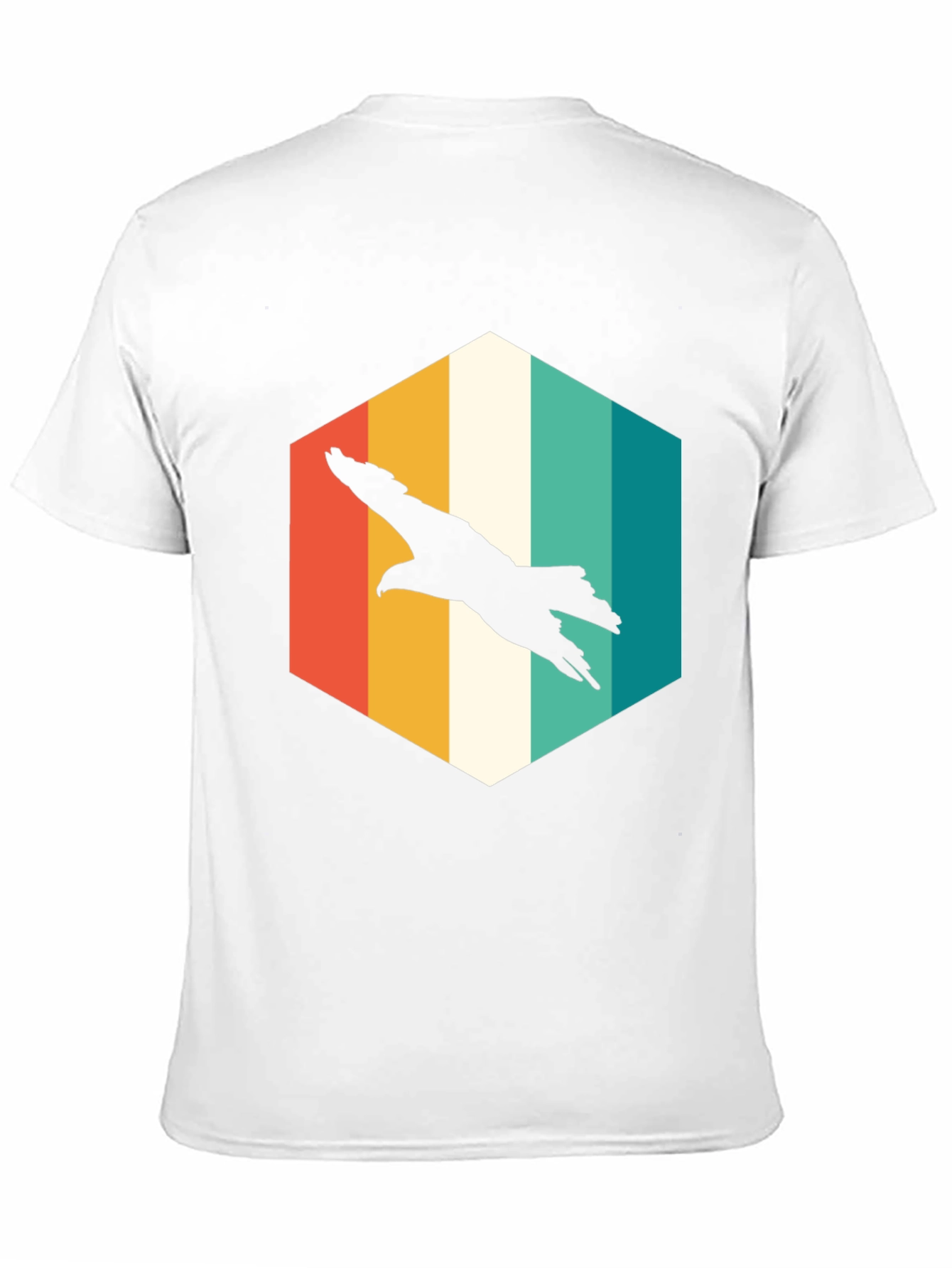 Retro Eagle Graphic Tee - Mens Black T-Shirt