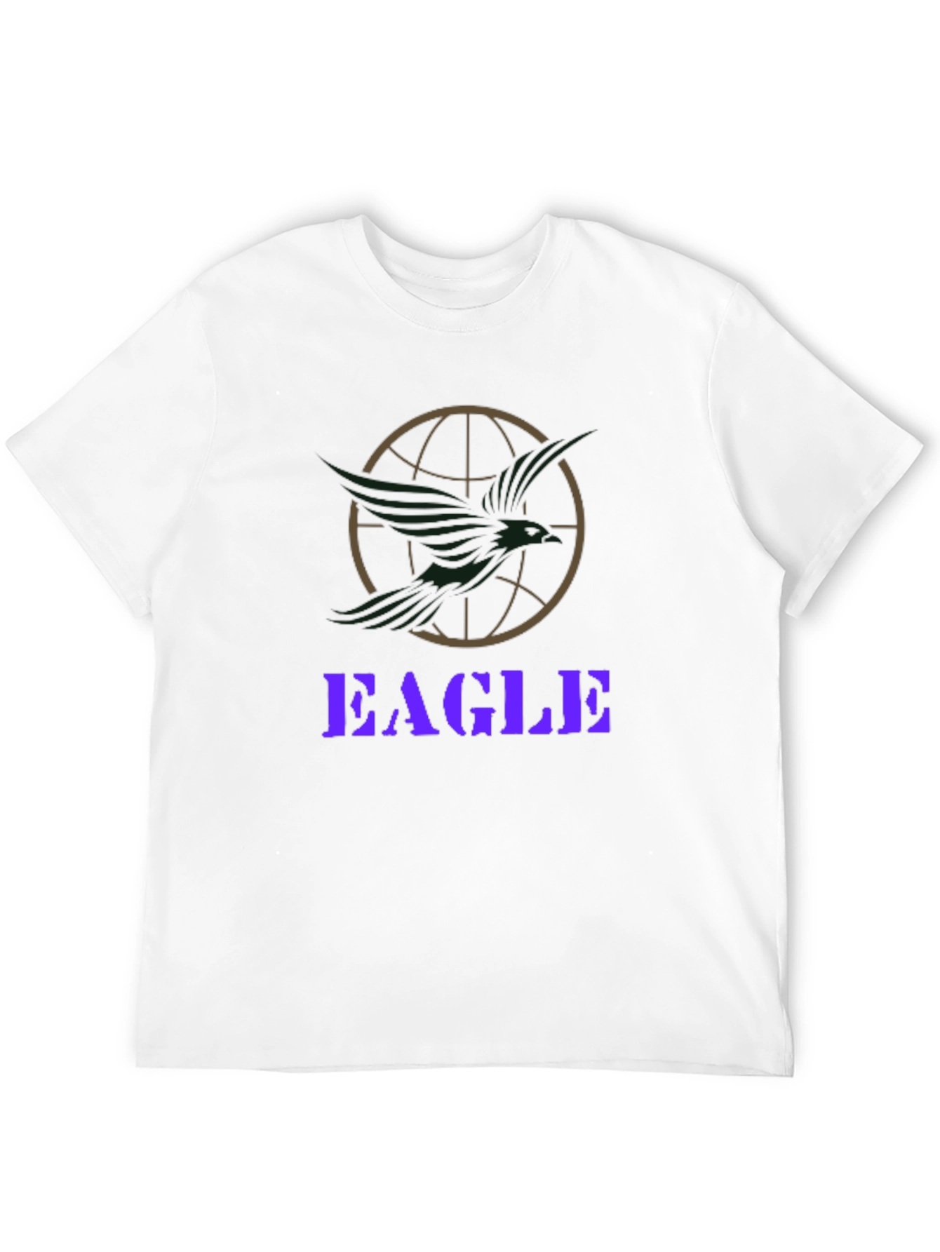 Eagle Globe Graphic Print T-Shirt