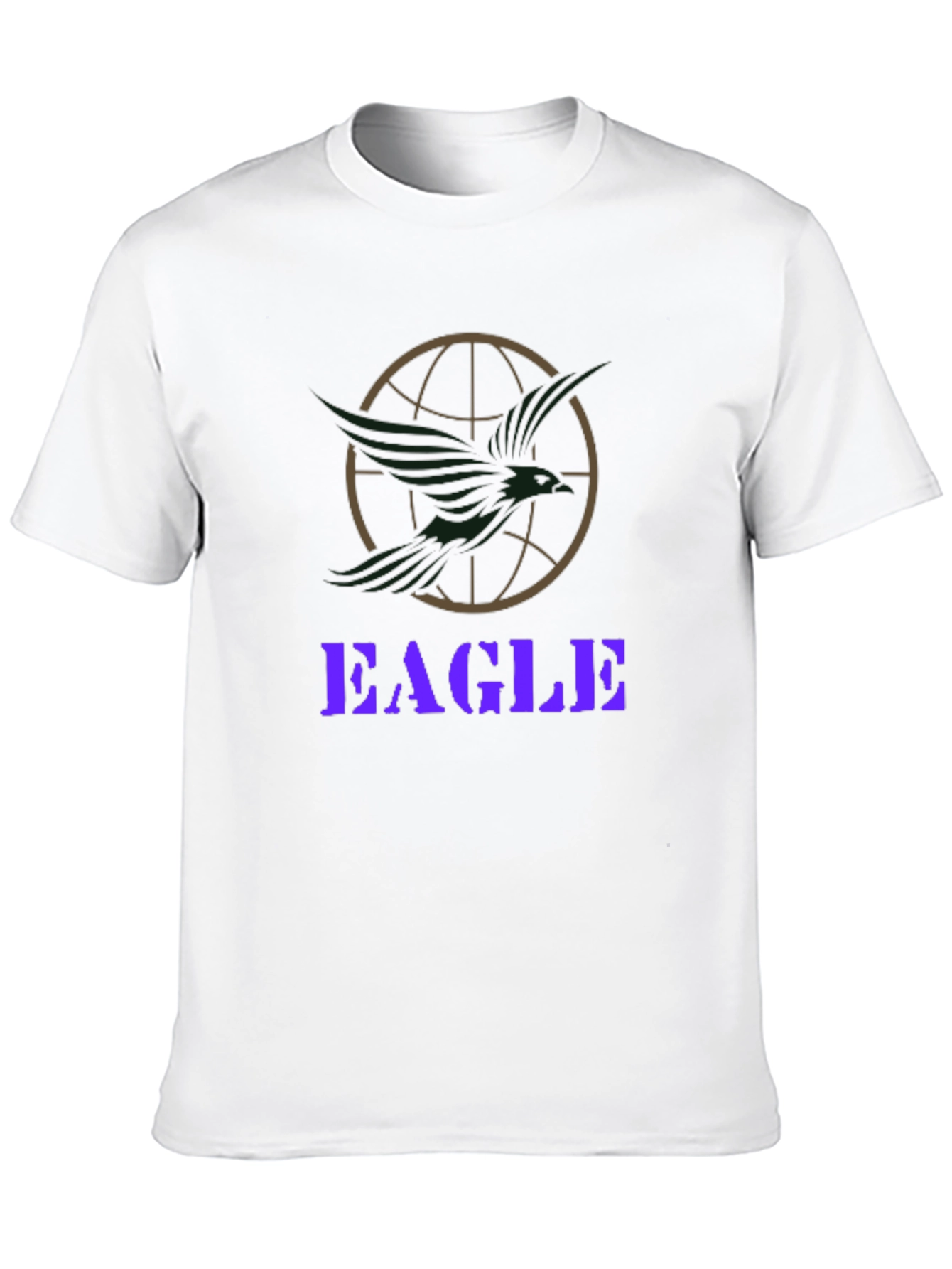 Eagle Globe Graphic Print T-Shirt