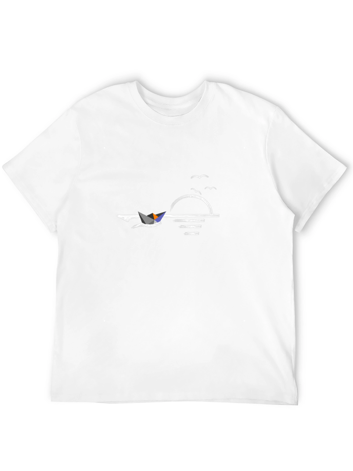 Sunset Sailboat Graphic T-Shirt