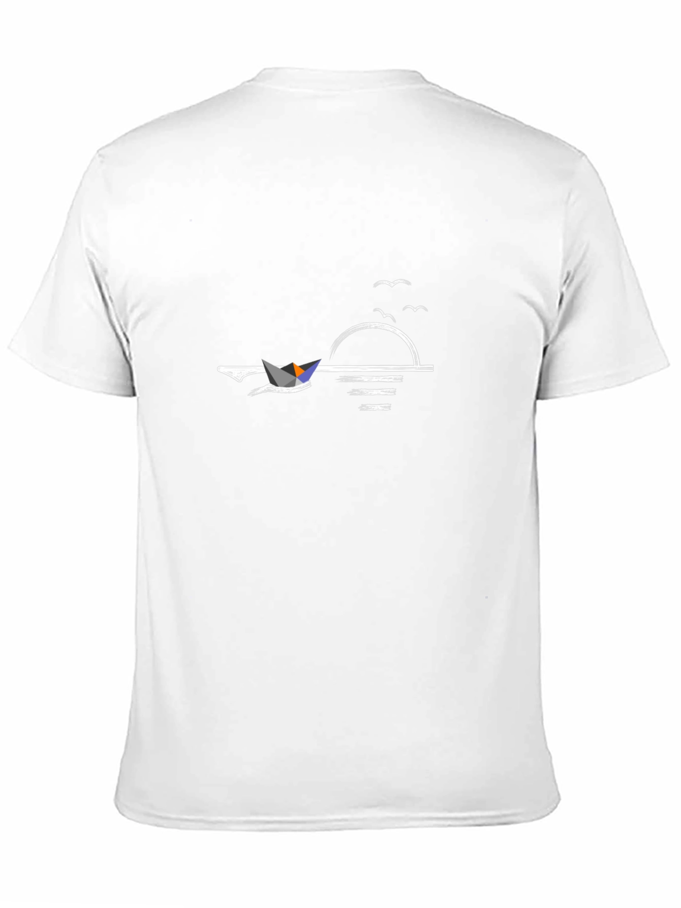 Sunset Sailboat Graphic T-Shirt