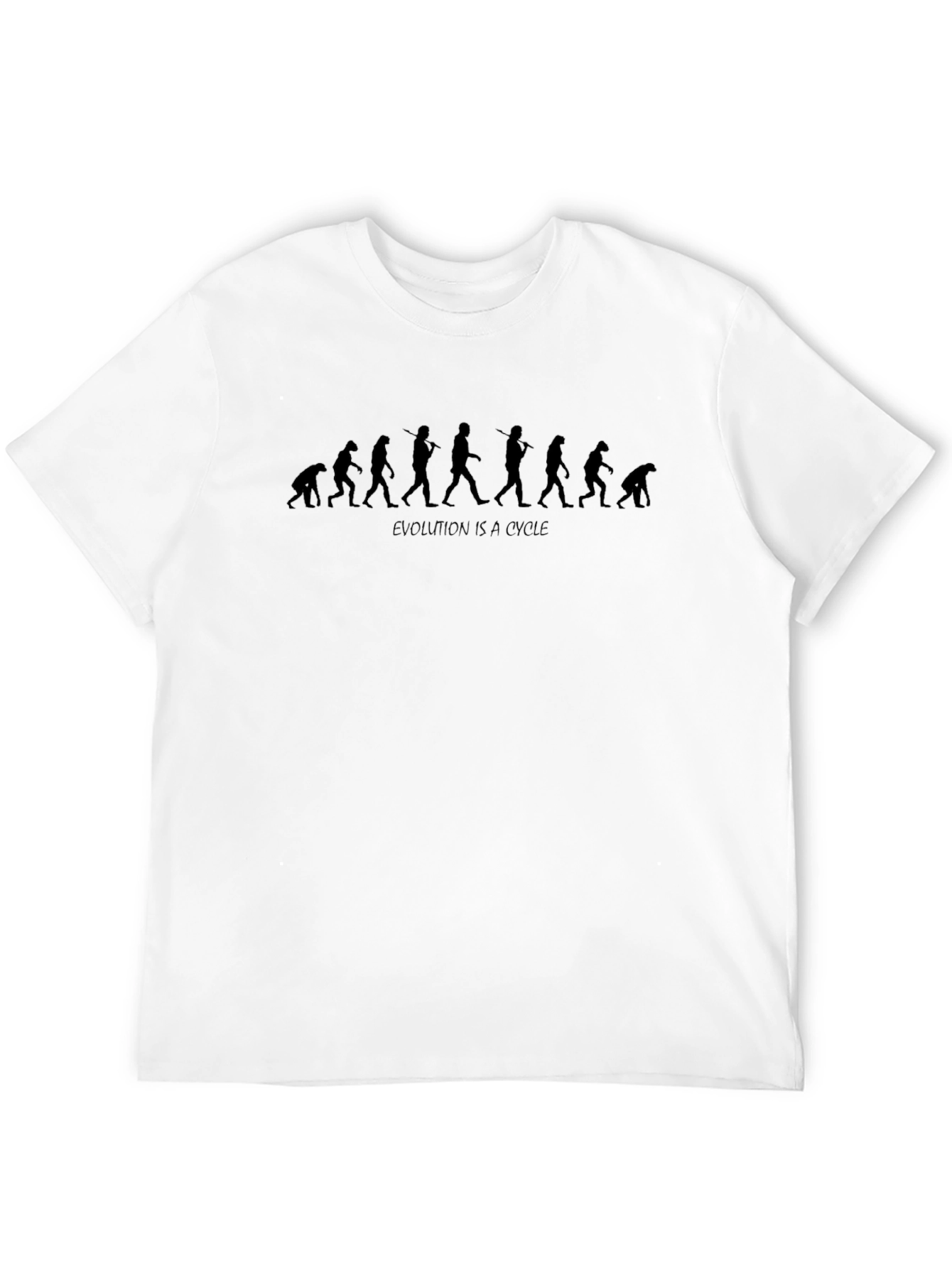 Evolution Cycle T-Shirt - Black