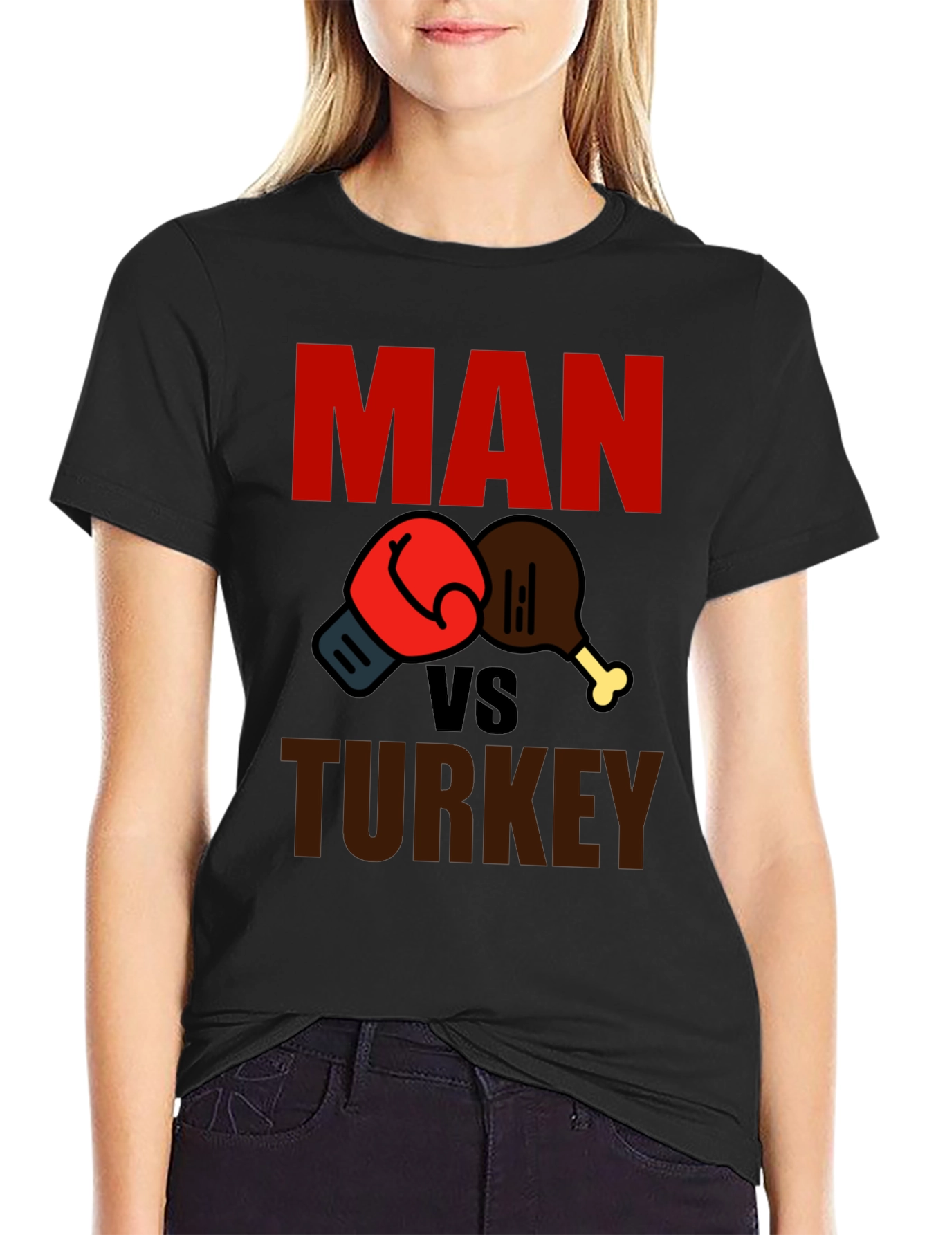 Man vs Turkey T-Shirt