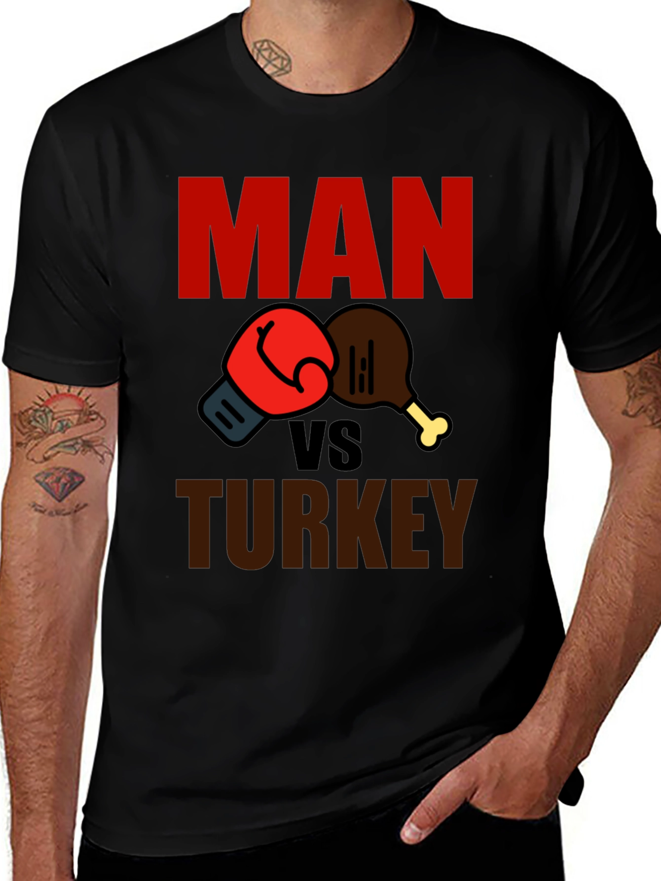 Man vs Turkey T-Shirt