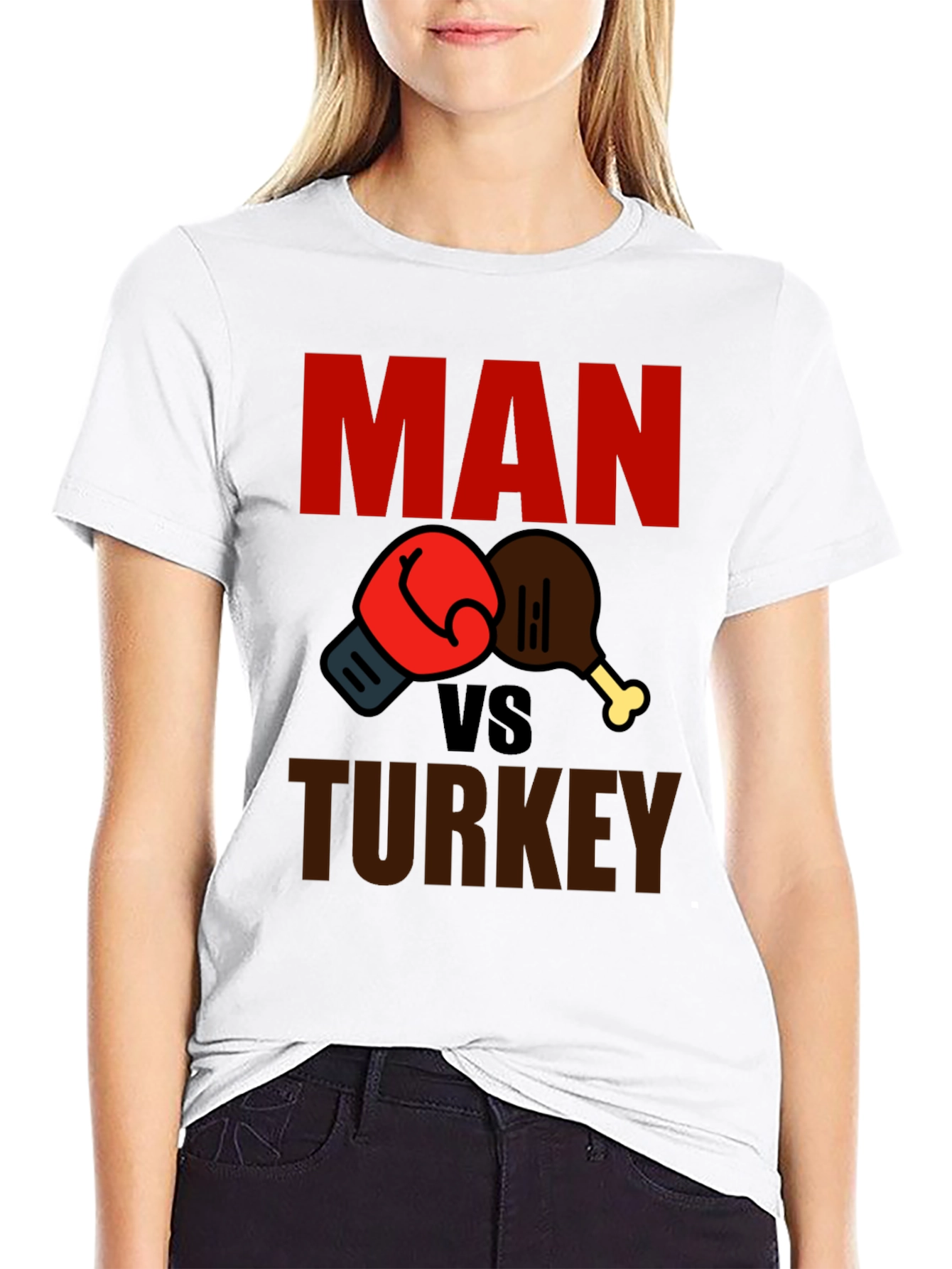 Man vs Turkey T-Shirt