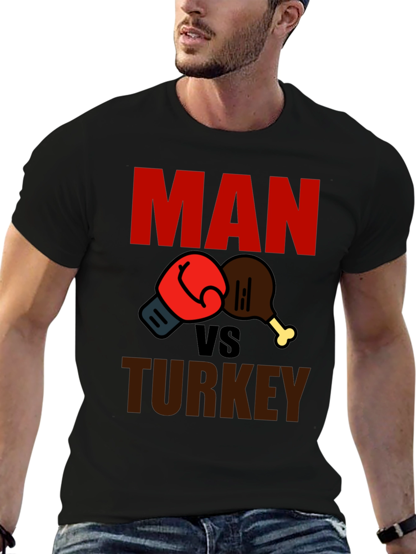 Man vs Turkey T-Shirt