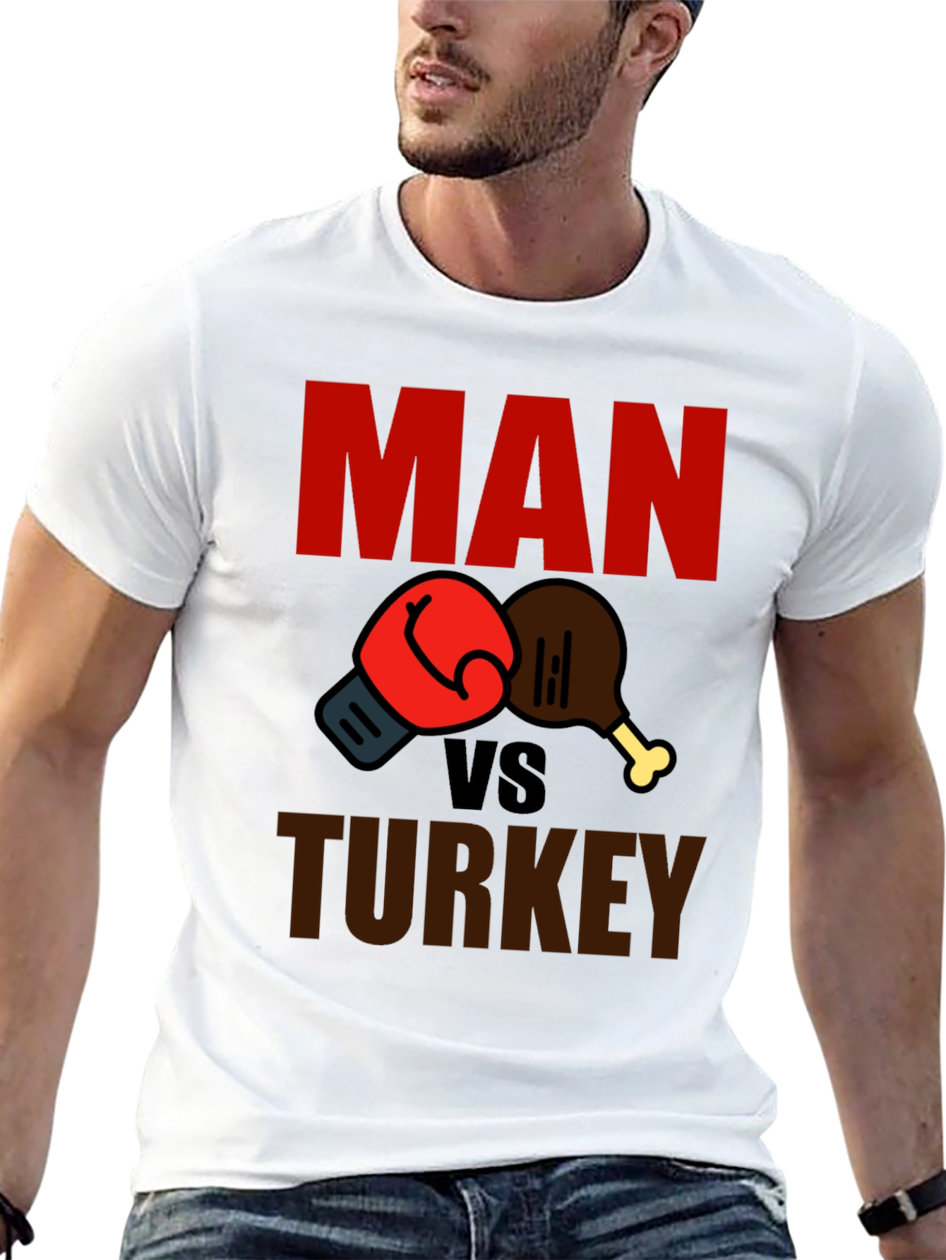 Man vs Turkey T-Shirt
