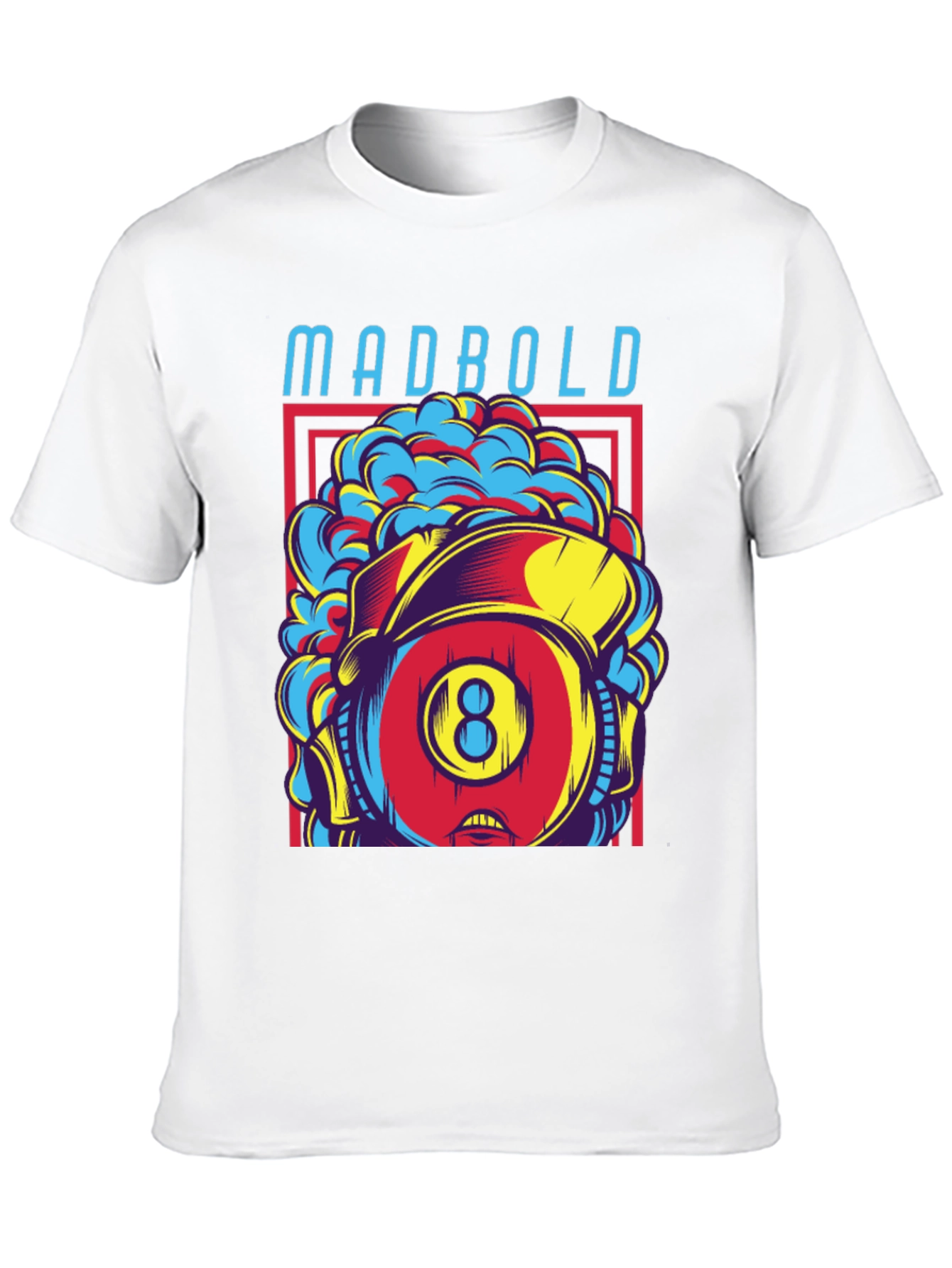 Madbold Eight Ball Graphic Tee - Retro Style