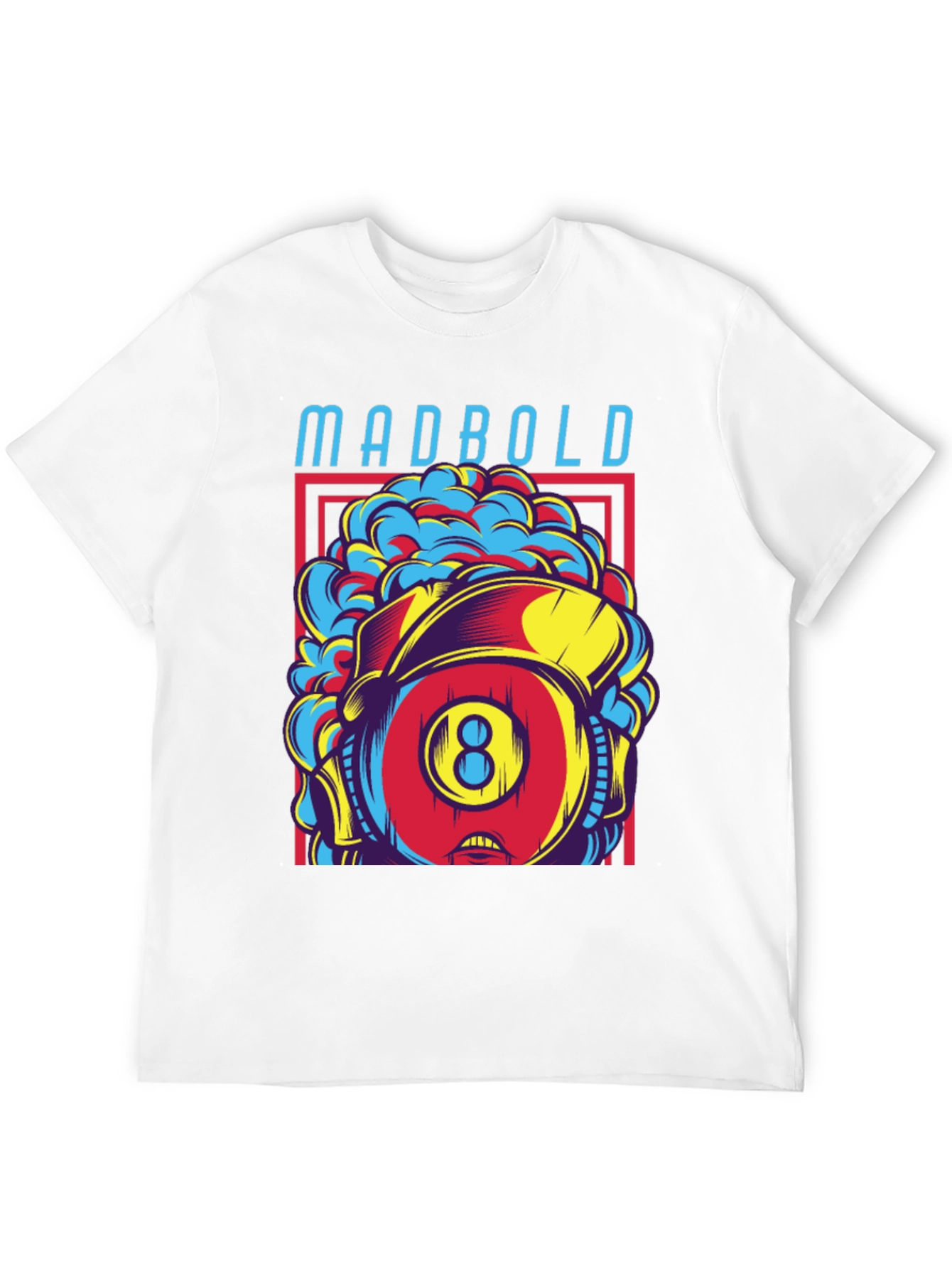 Madbold Eight Ball Graphic Tee - Retro Style