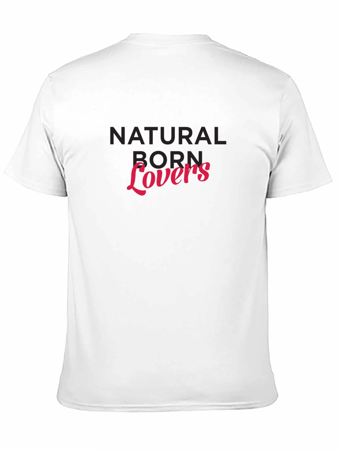 Natural Born Lovers Black Graphic Tee