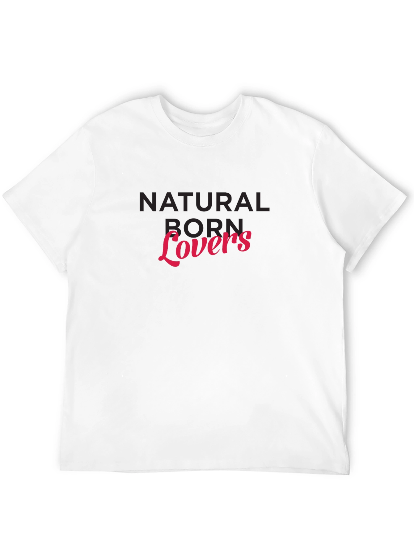 Natural Born Lovers Black Graphic Tee