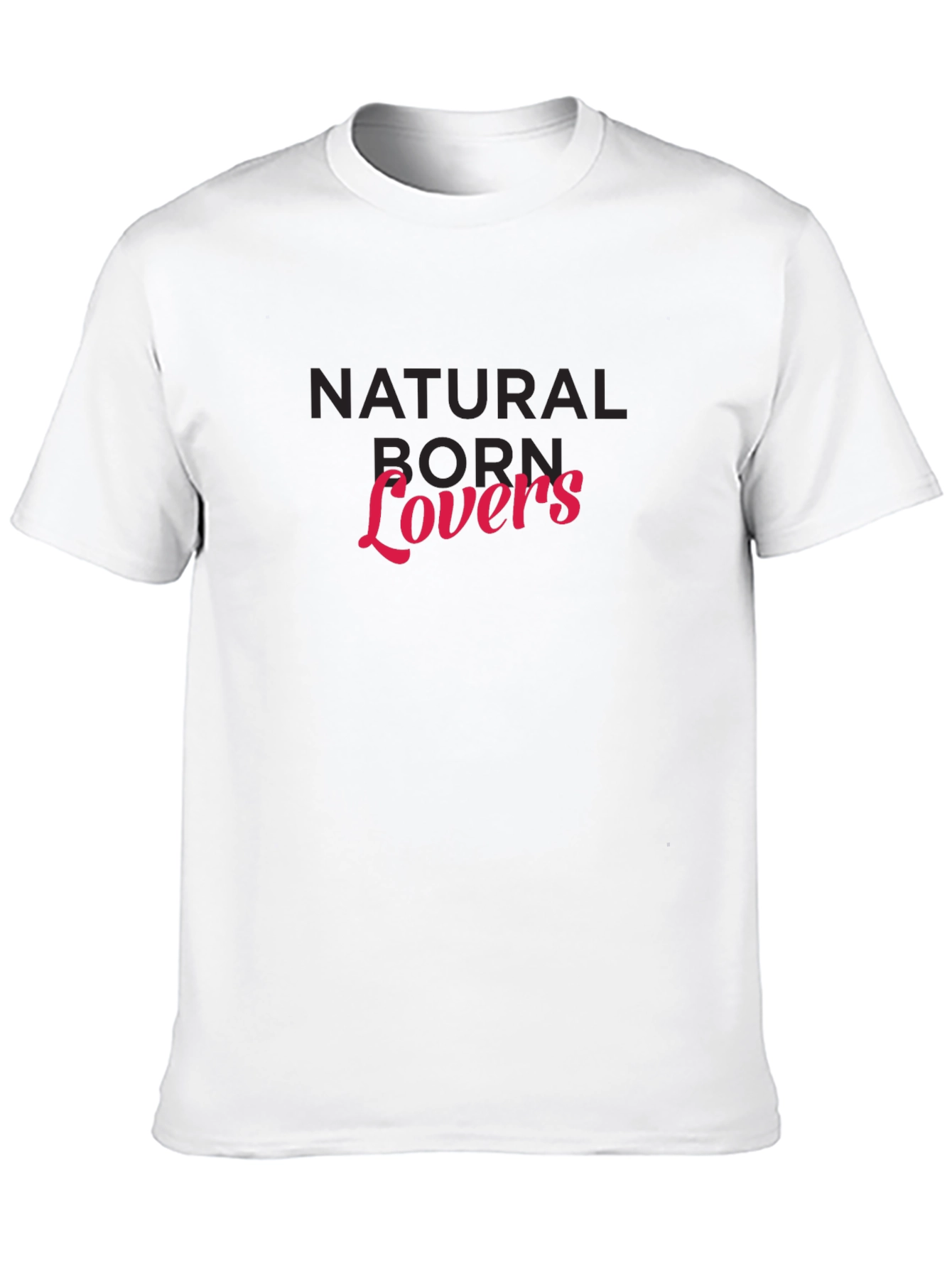 Natural Born Lovers Black Graphic Tee