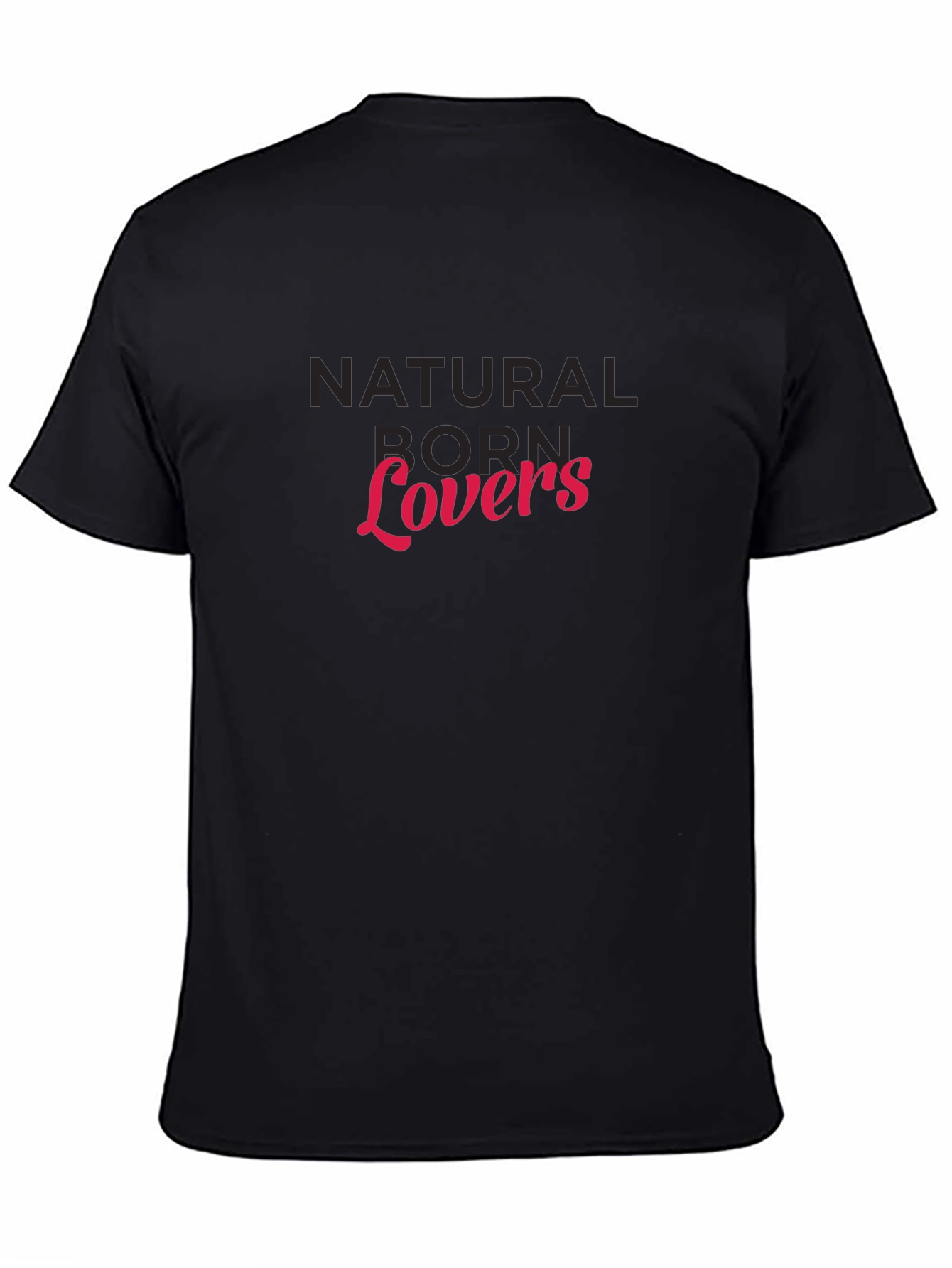 Natural Born Lovers Black Graphic Tee