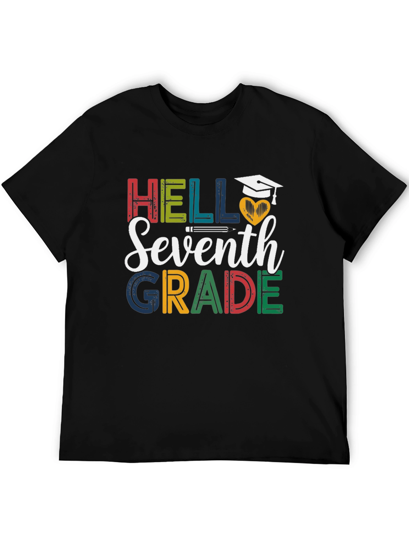 Hello Seventh Grade T-Shirt - Back to School Tee