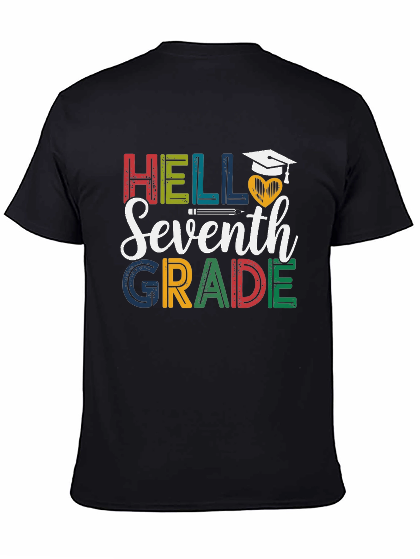 Hello Seventh Grade T-Shirt - Back to School Tee