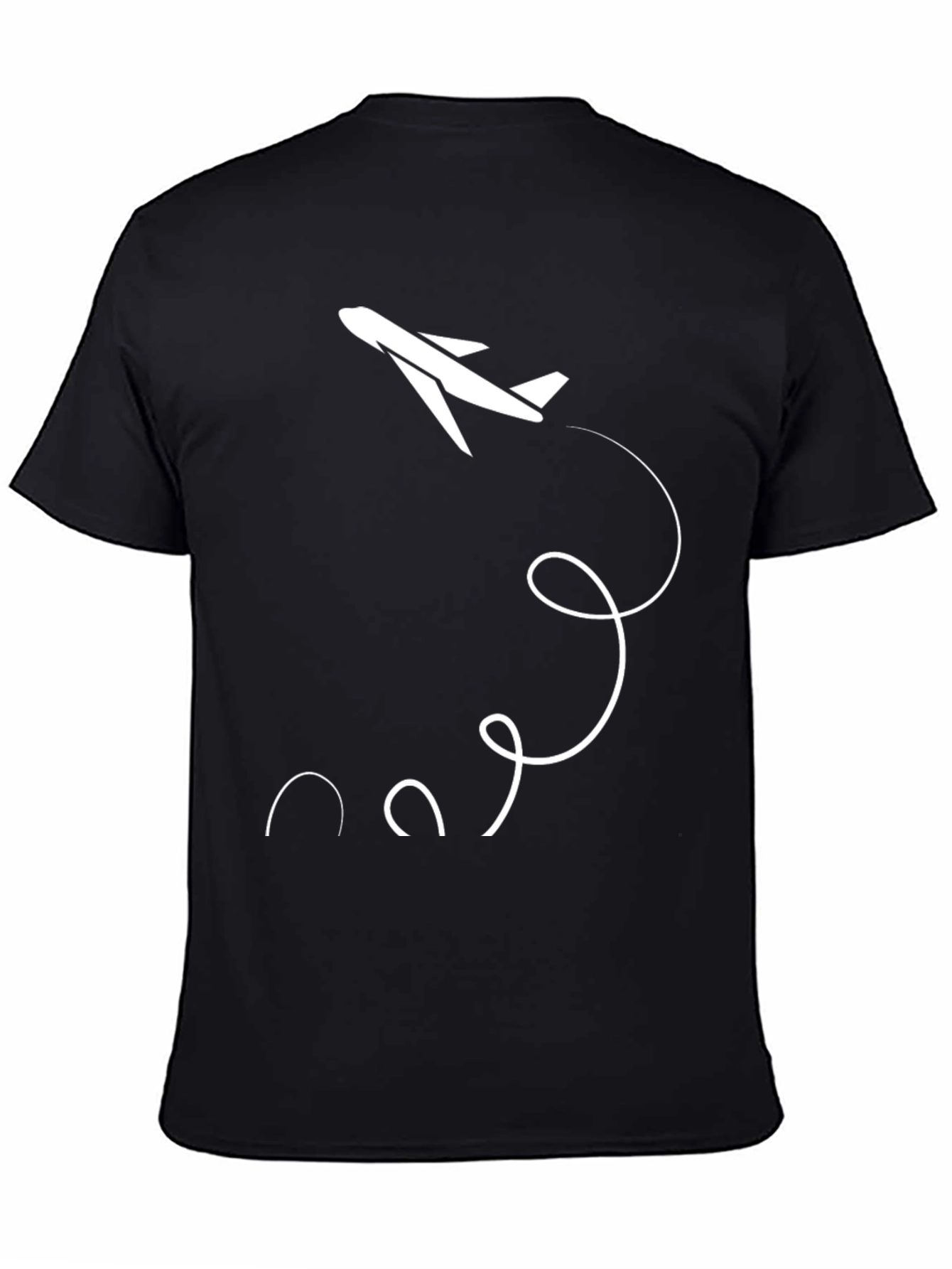 Airplane Graphic Tee - Black