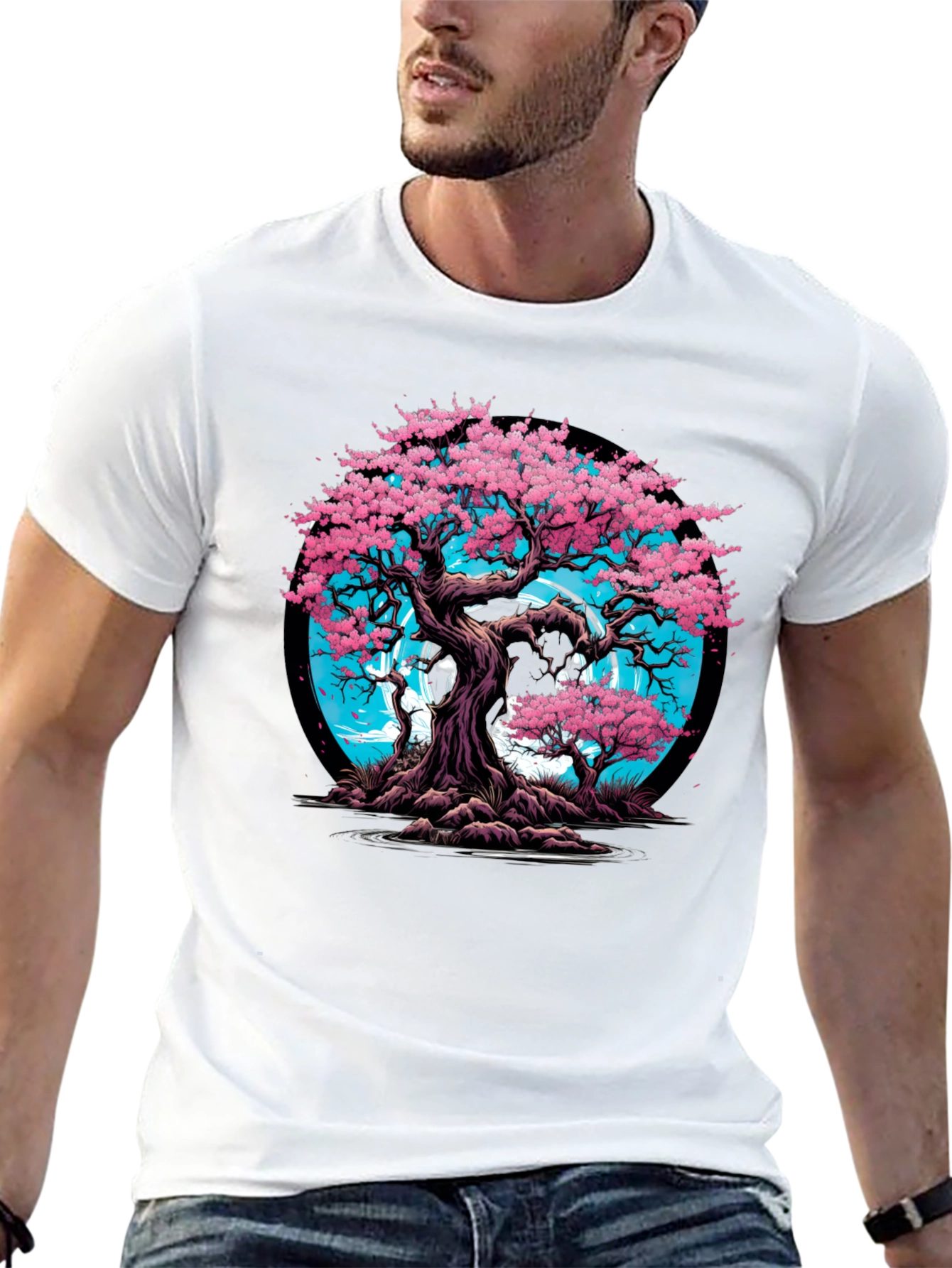Cherry Blossom Tree Graphic Tee