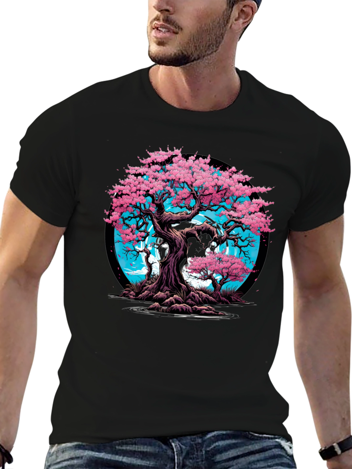Cherry Blossom Tree Graphic Tee